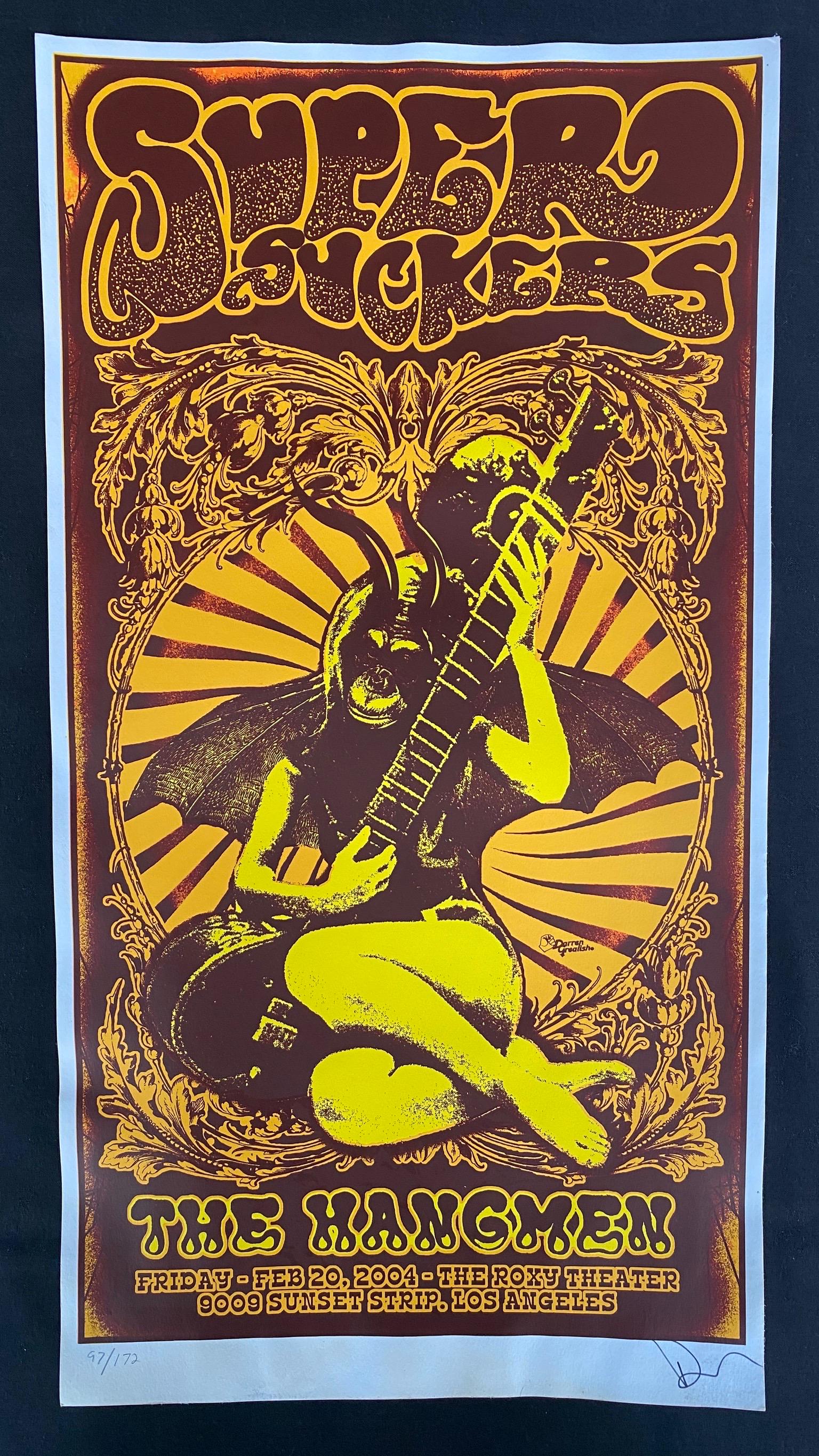 Super Suckers Concert Poster February 20 2004 Roxy Thea (1 of 4)