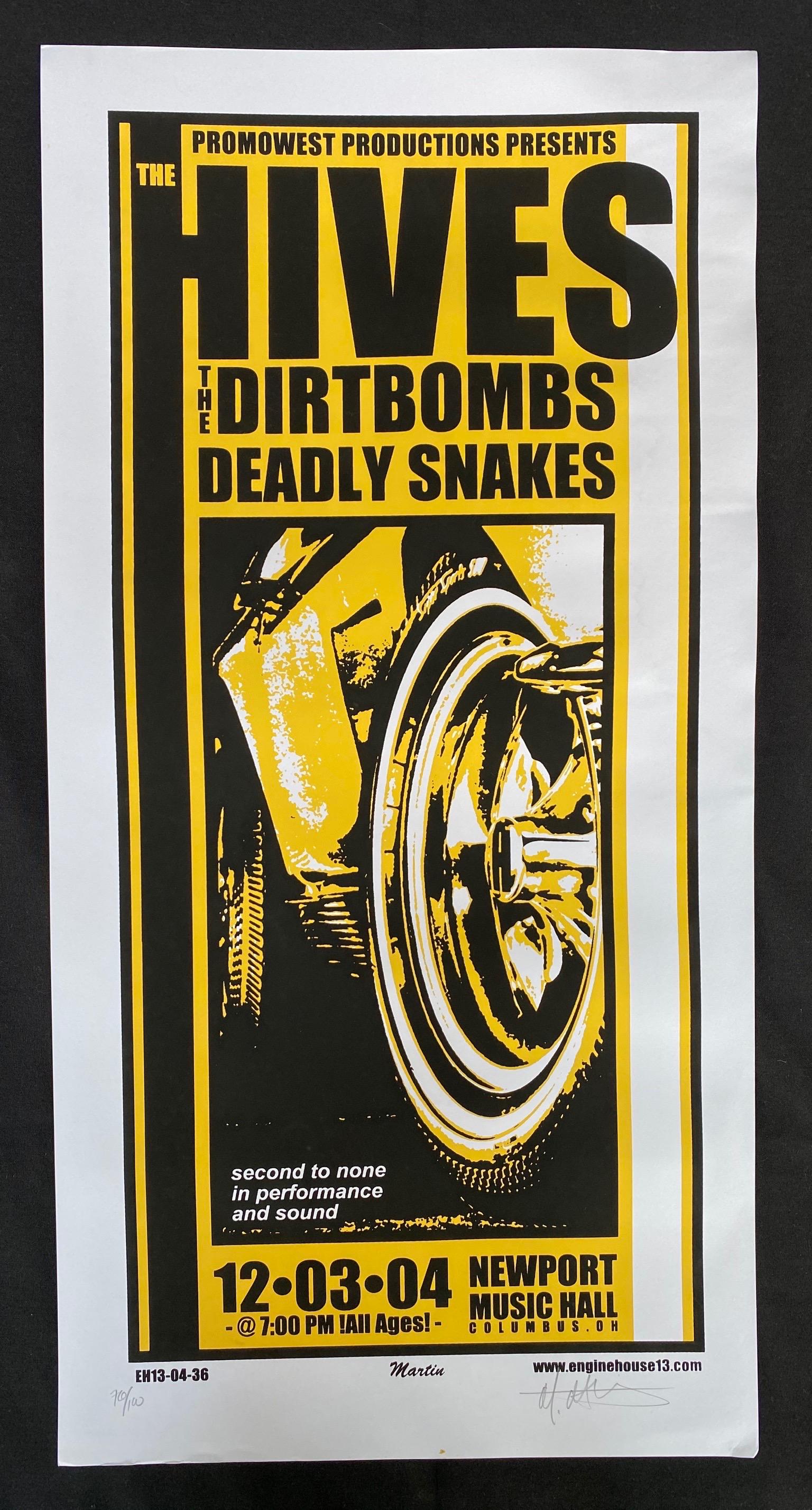 The Hives and Guests Concert Poster Newport Music Hall (1 of 4)