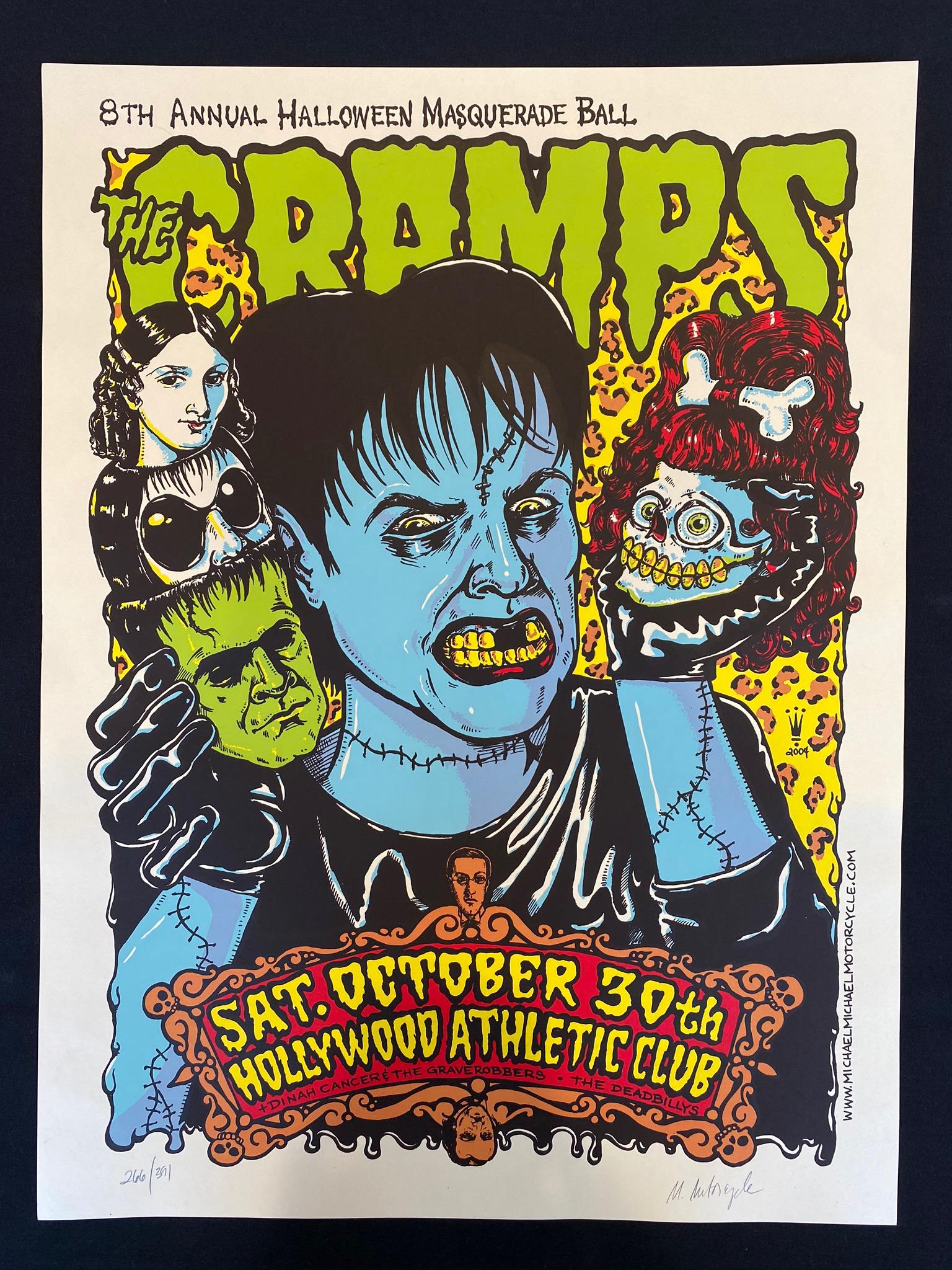 The Cramps with Guests Concert Poster October 30 Eighth (1 of 4)