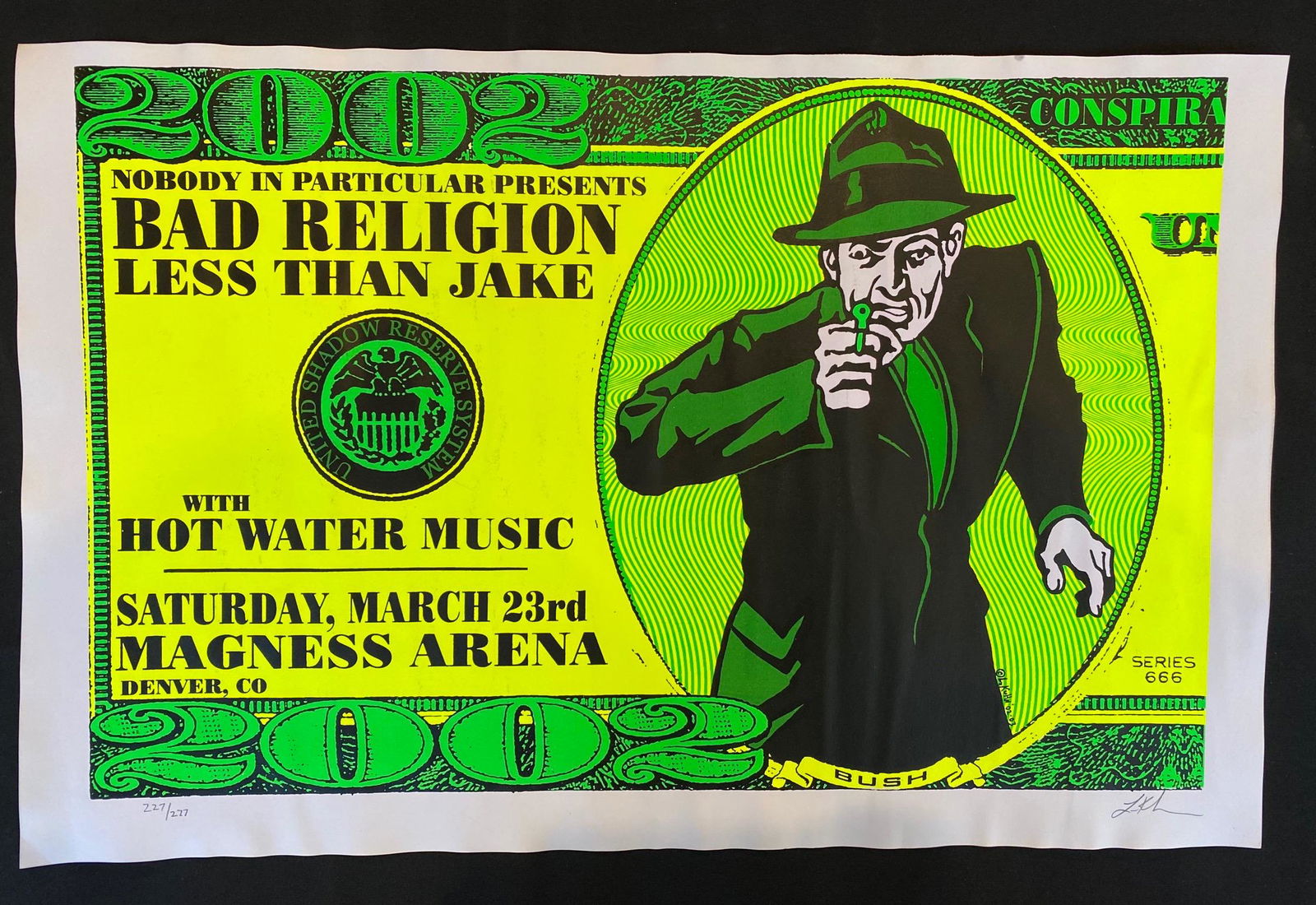 Bad Religion with Guests Concert Poster March 23 2002 a (1 of 4)
