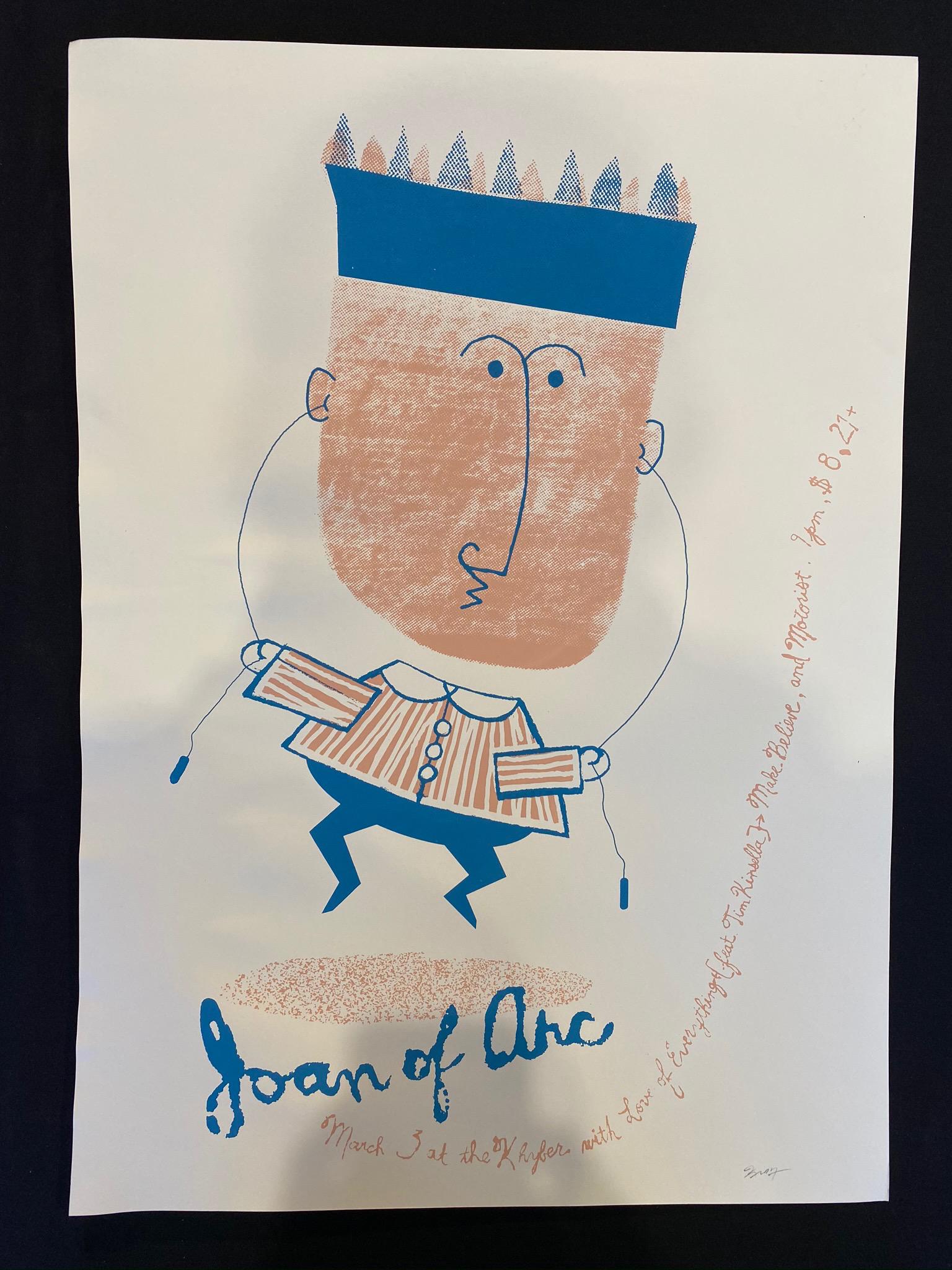 Joan of Arc Concert Poster March 3 at the Khyber Signed (1 of 3)