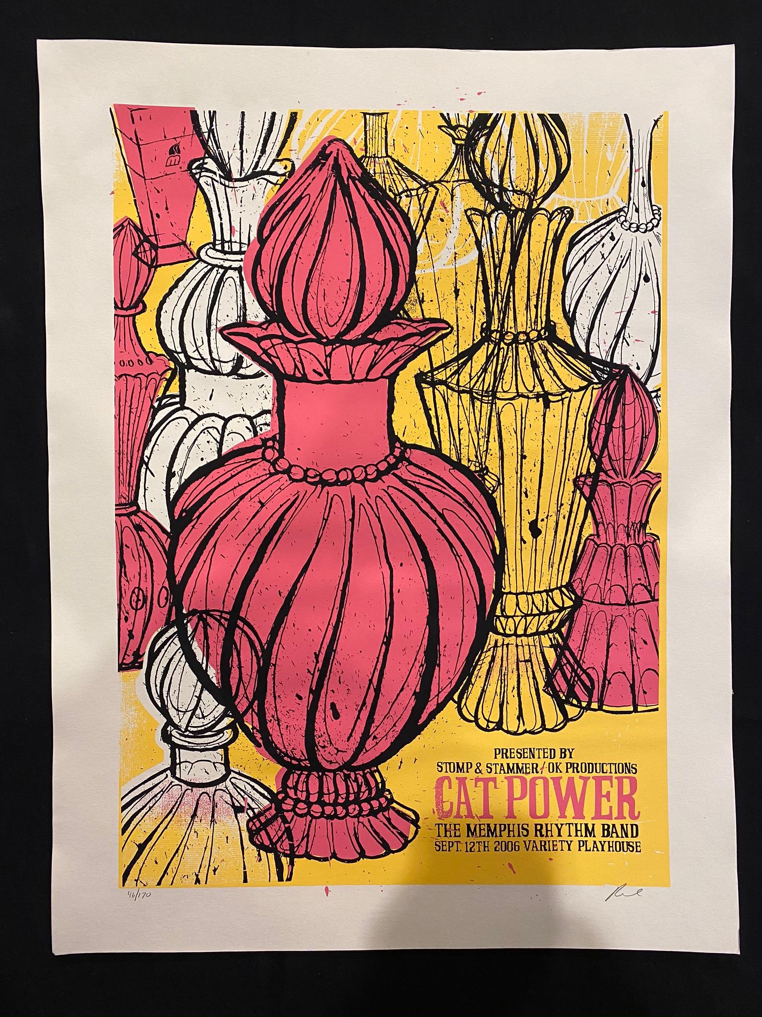 Cat Power the Memphis Rhythm Band Concert Poster Septem (1 of 4)