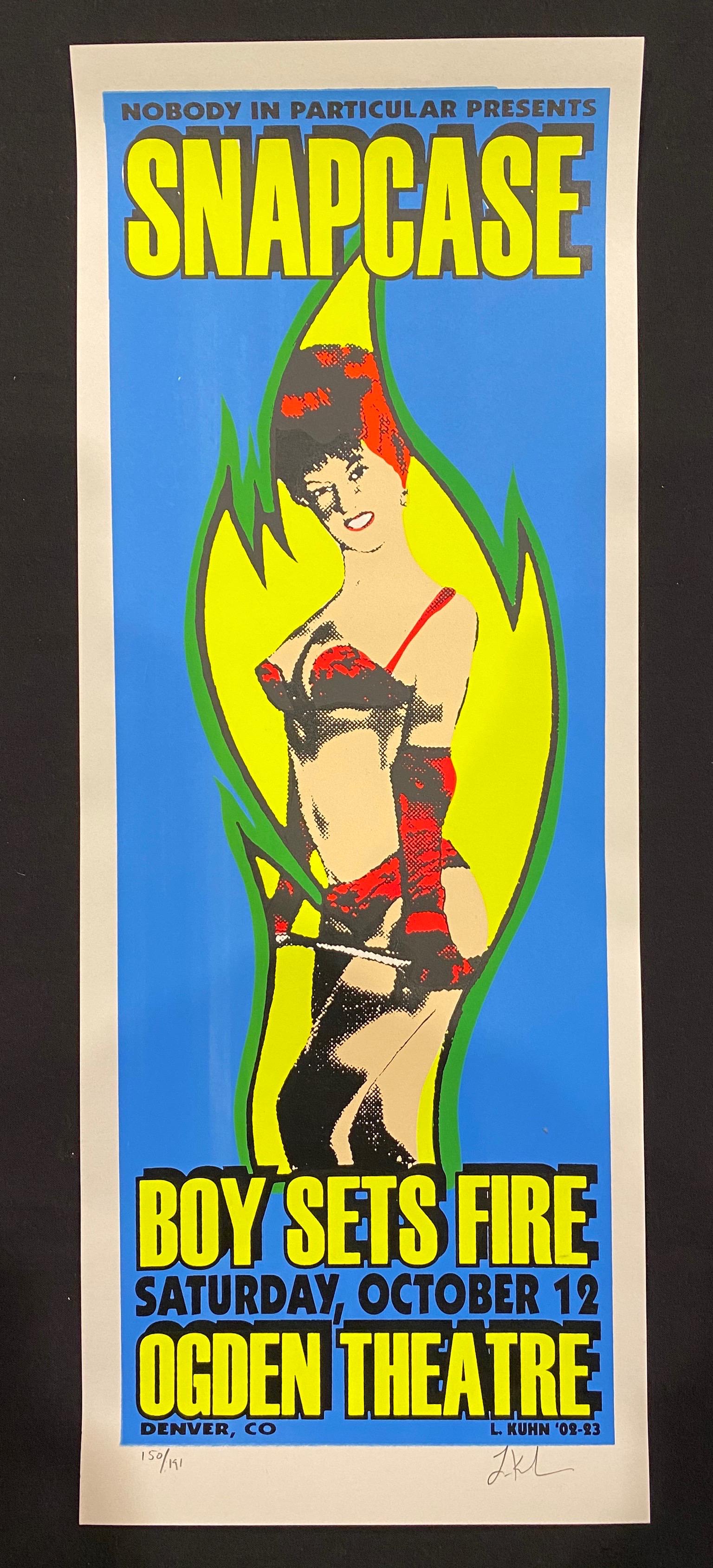 Snapcase Saturday Concert Poster October 12 2002 at the (1 of 4)