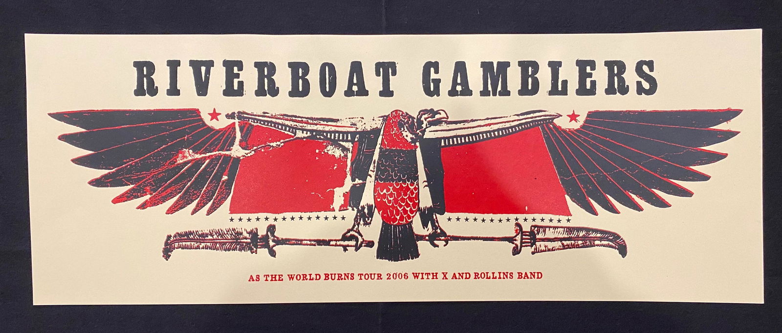 River Boat Gamblers As the World Burns Tour 2006 with X (1 of 3)