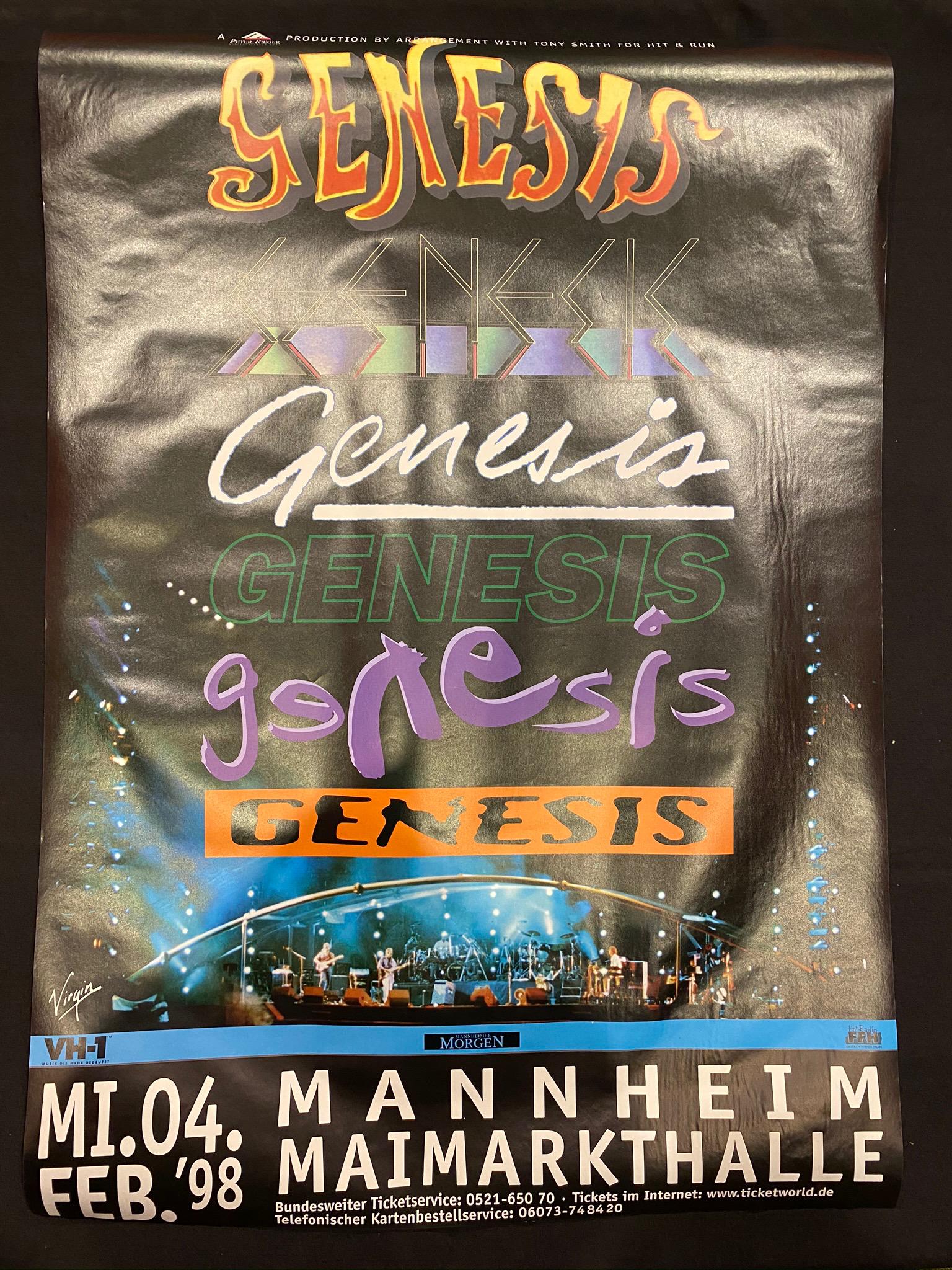 Genesis German Venue Concert Poster (1 of 2)