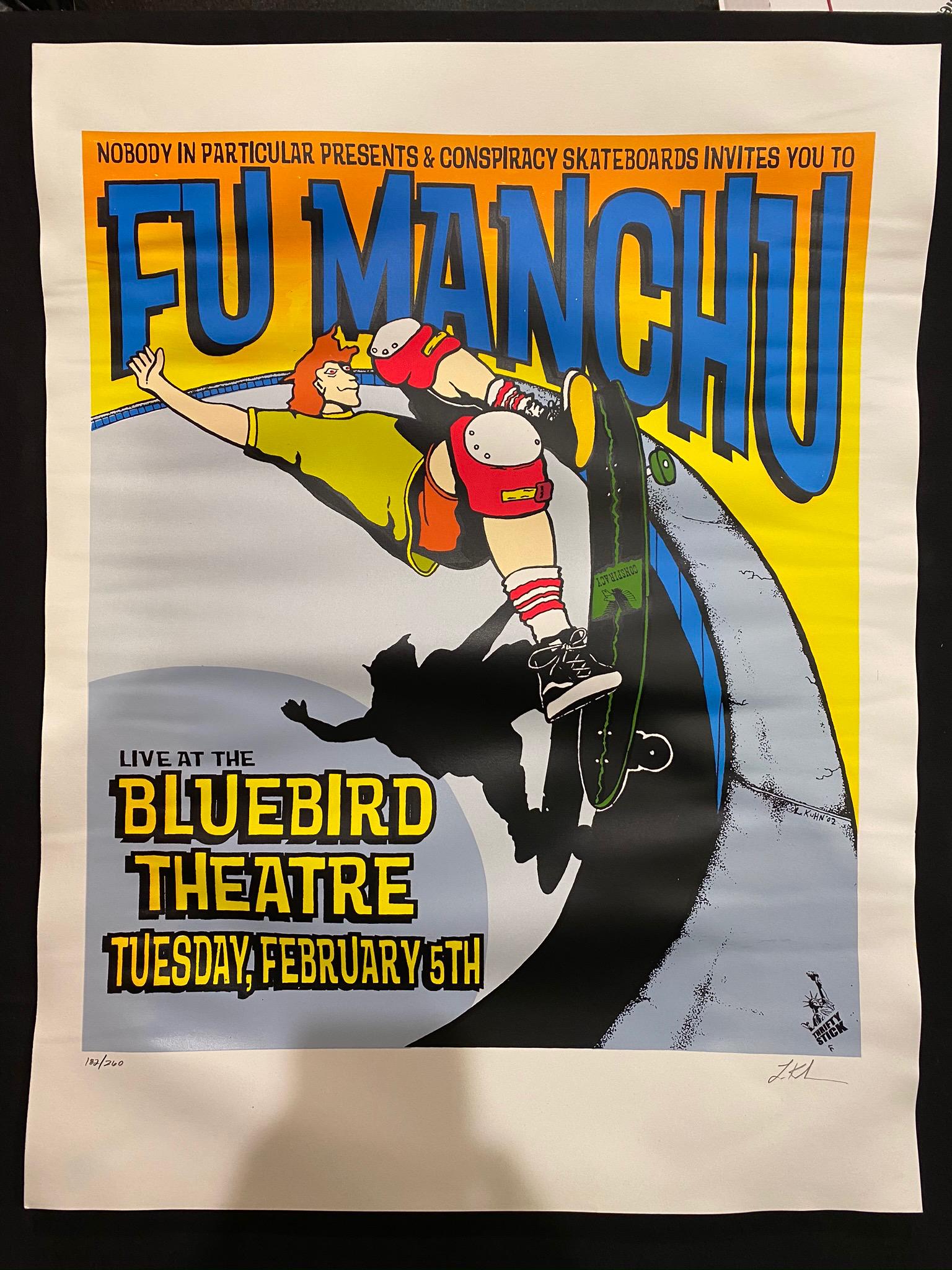 Fu Manchu Live at the Bluebird Theater Concert Poster F (1 of 4)
