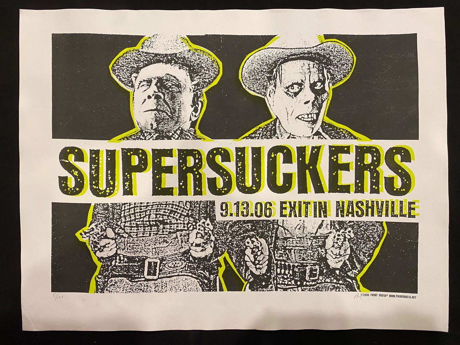 Super Suckers Concert Poster September 13 2006 In Nashv (1 of 4)