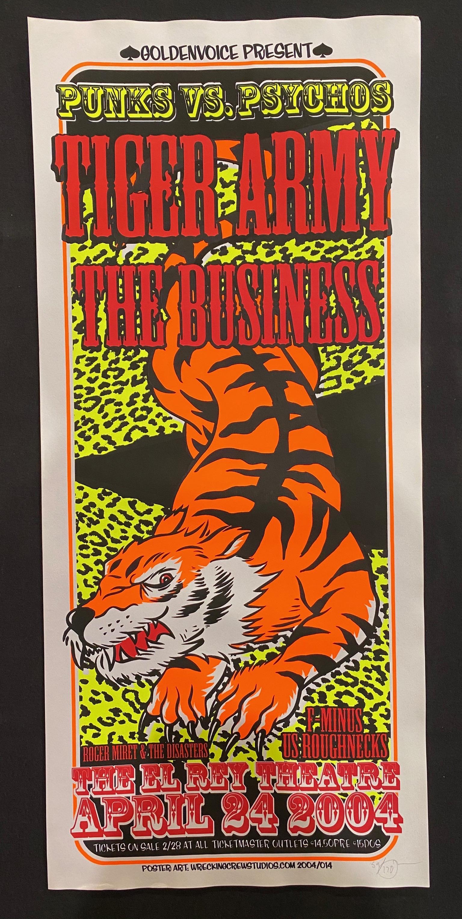 Punks Vs. Psychos and Guests Concert Poster at the El R (1 of 3)