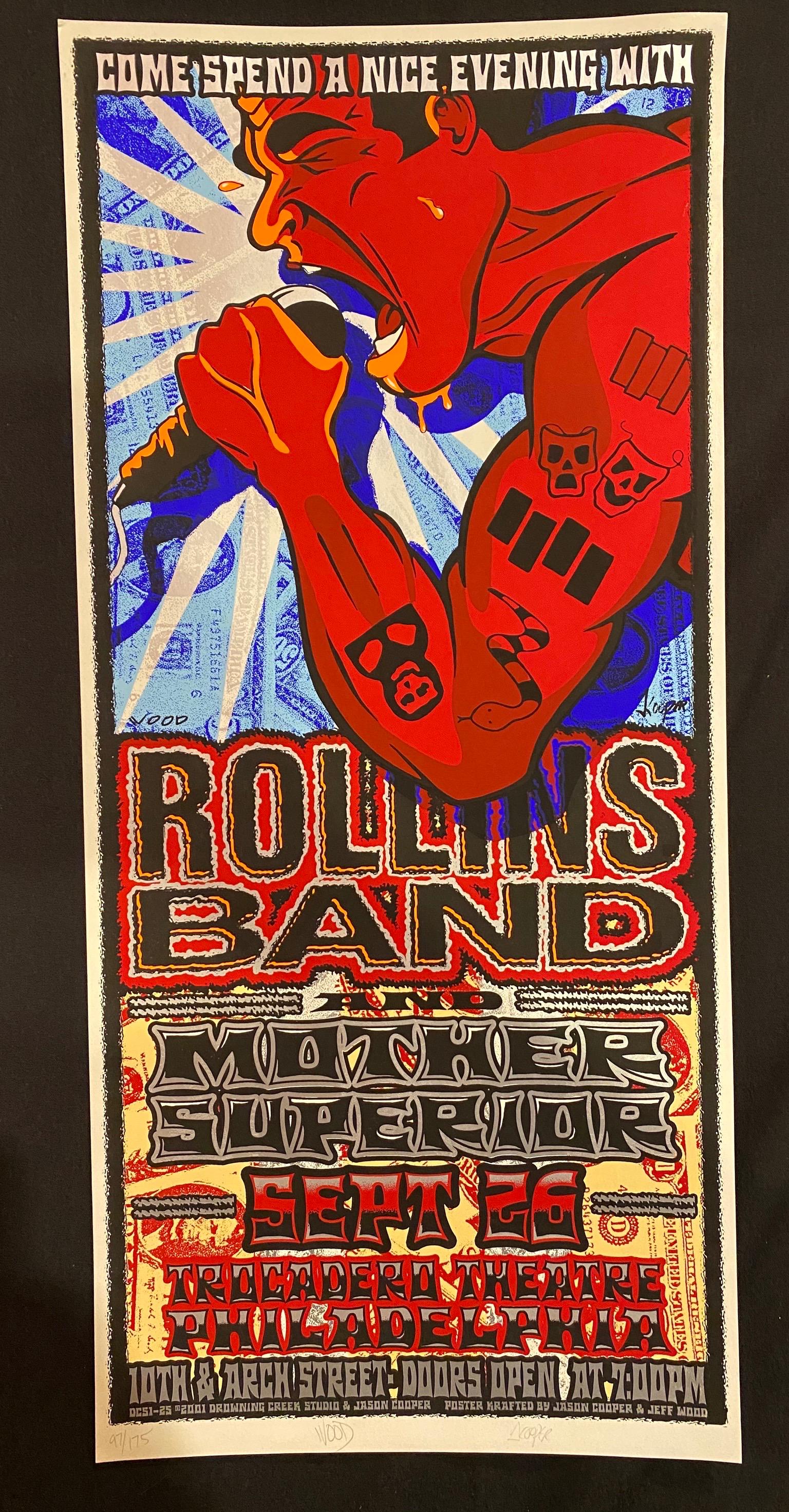 The Rollins Band and Mother Superior Concert Poster Sep (1 of 3)