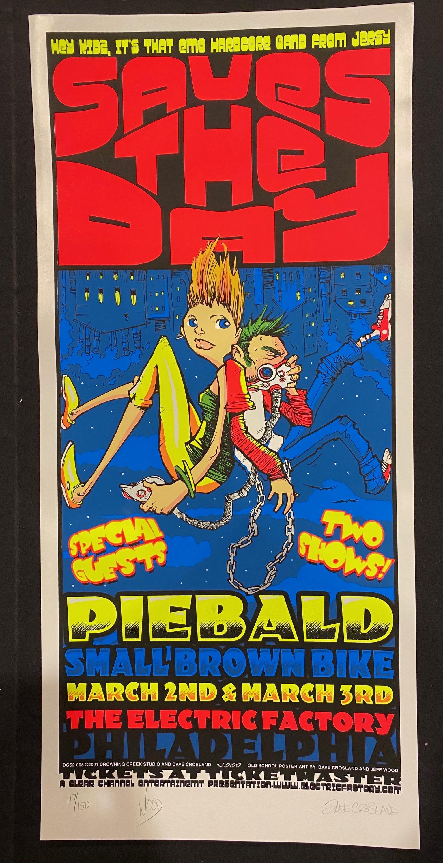 Saves the Day Concert Poster March 2 and Third at the E (1 of 4)