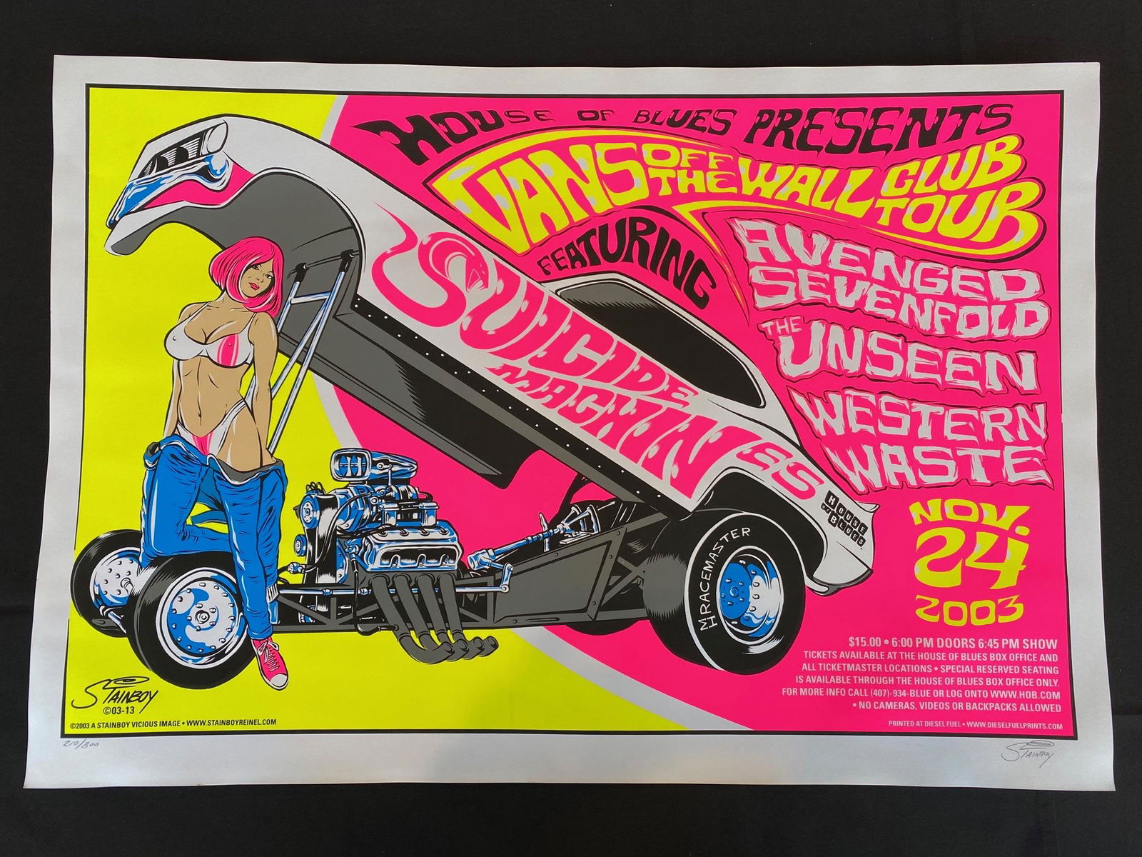 Suicide Machines and Guests Concert Poster November 24 (1 of 4)