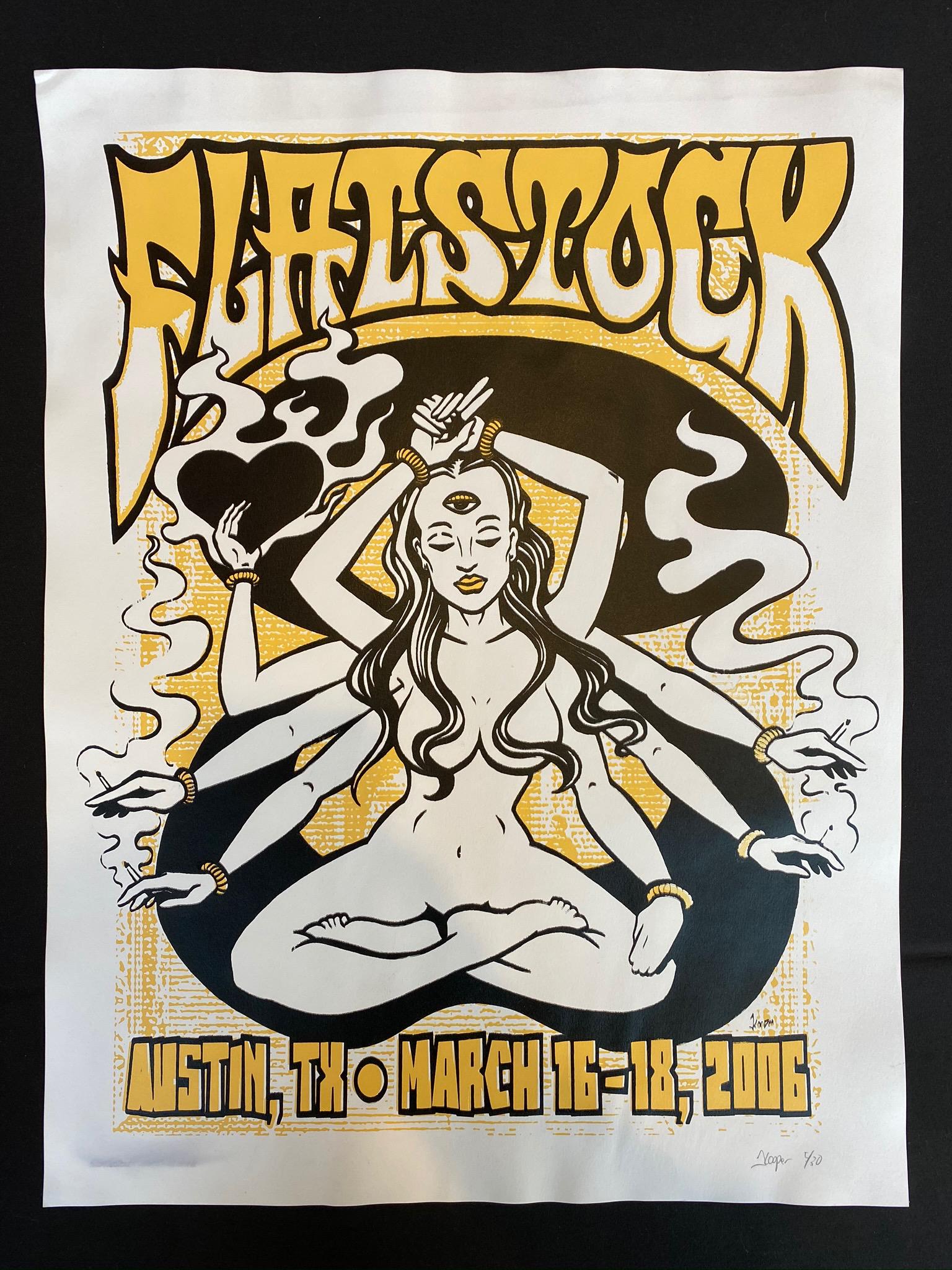 FlatStock In Austin Texas Concert Poster March 16 Throu (1 of 3)