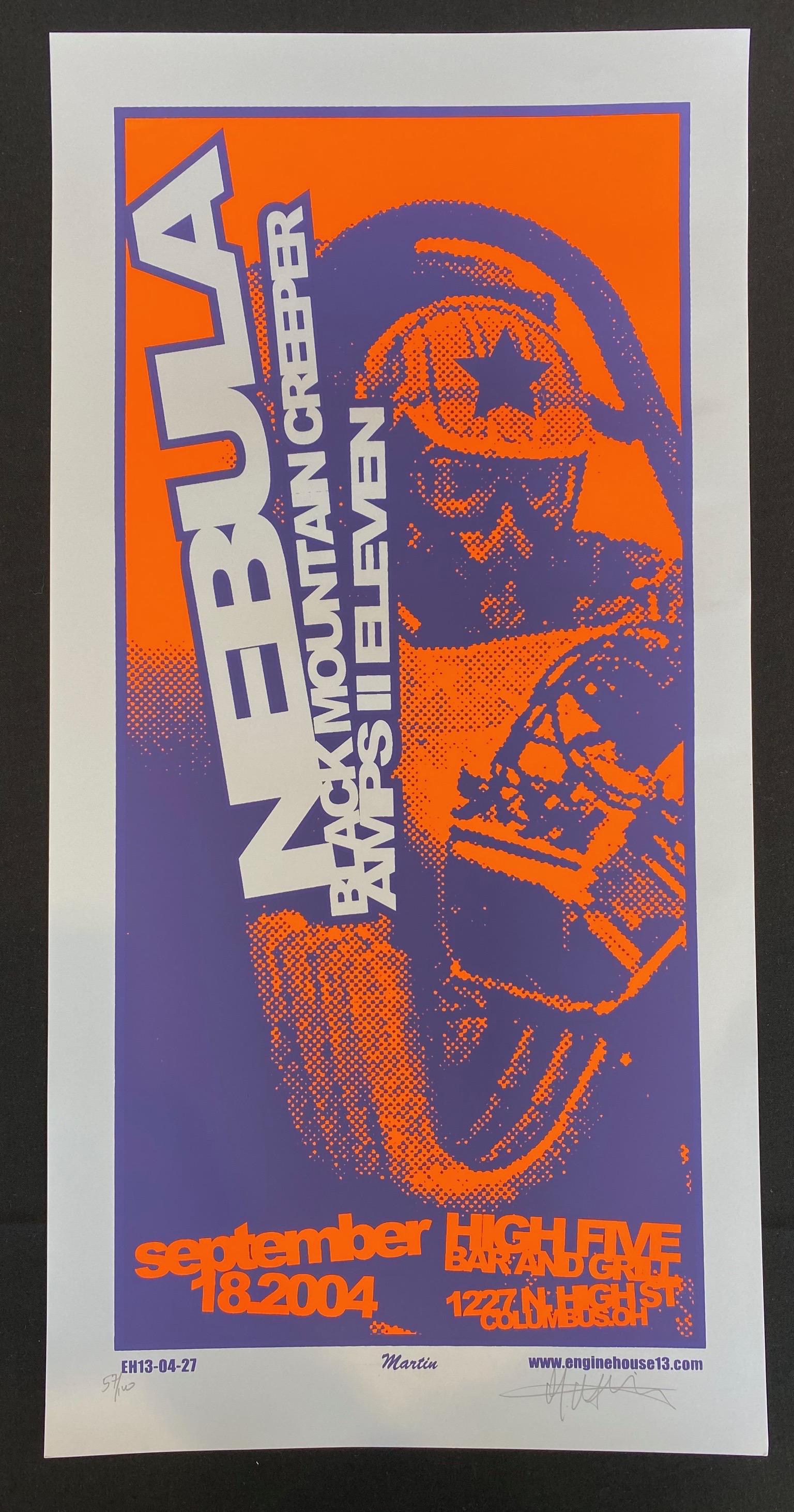 Nebula and Guests Concert Poster September 18 2004 at t (1 of 4)