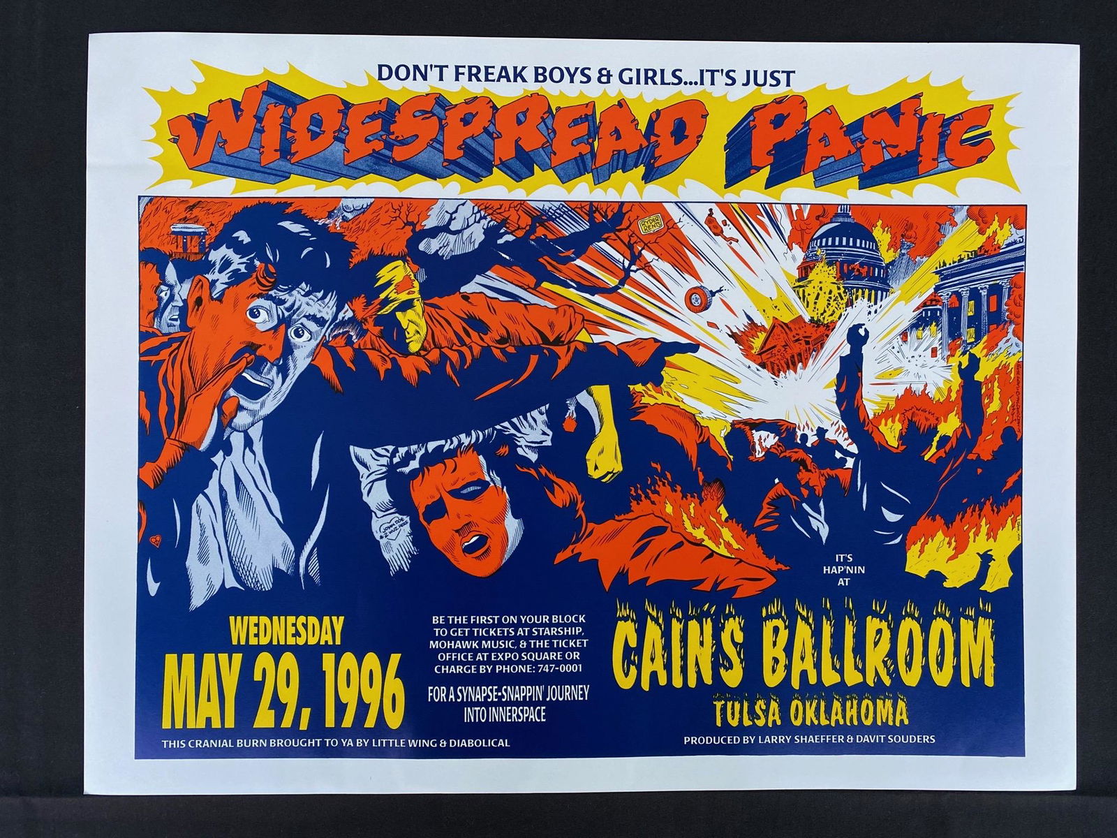 Widespread Panic Concert Poster May 29 1996 (1 of 2)
