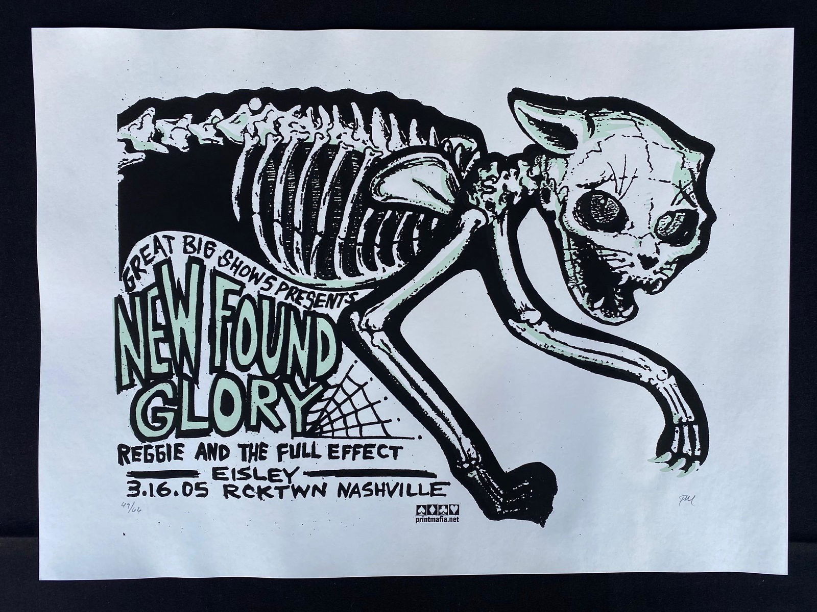 Newfound Glory and Guests Concert Poster Artist Signed (1 of 4)