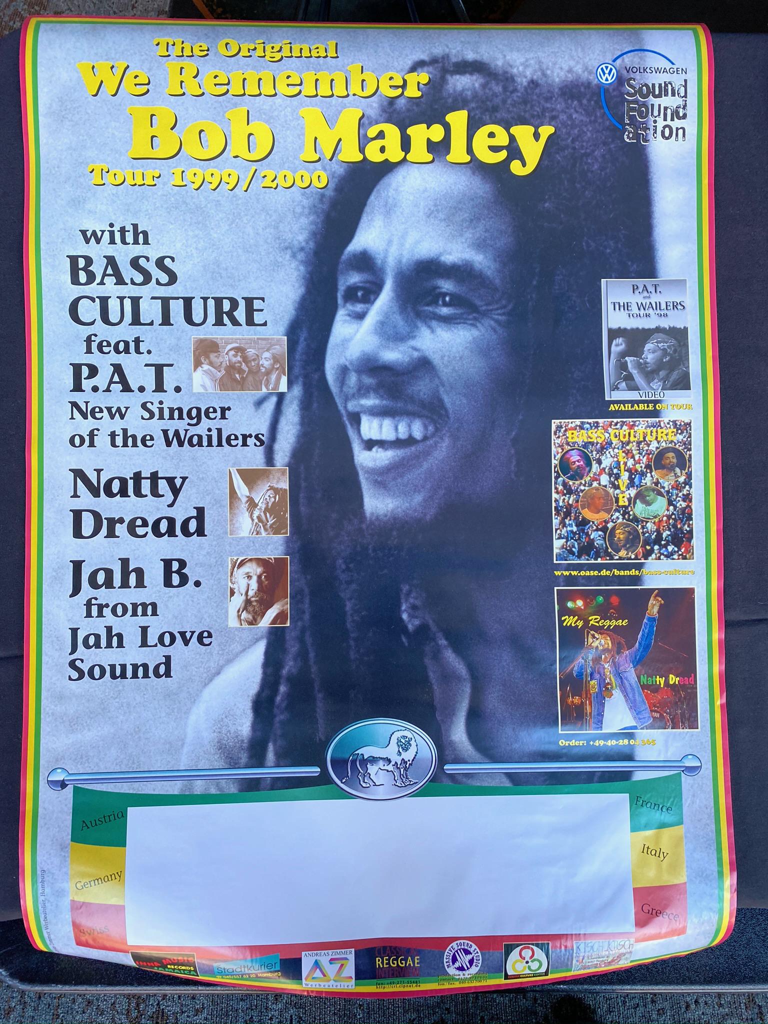 We Remember Bob Marley Tour 1999/2000 European Venue Co (1 of 1)