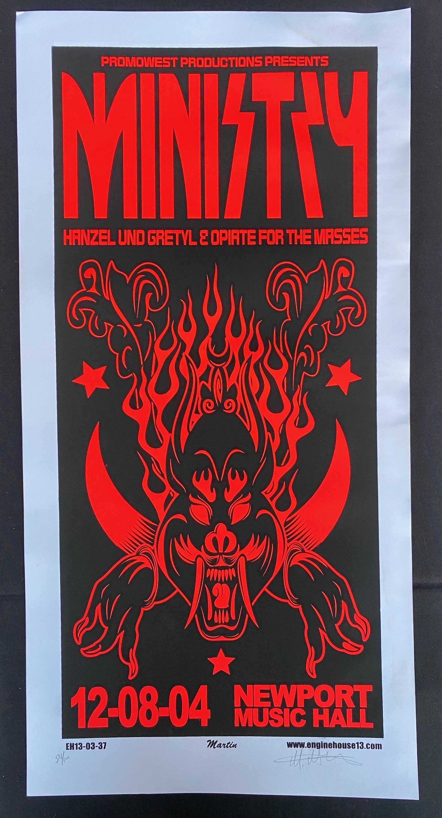 Ministry and Guests Concert Poster December 8 2004 Newp (1 of 4)