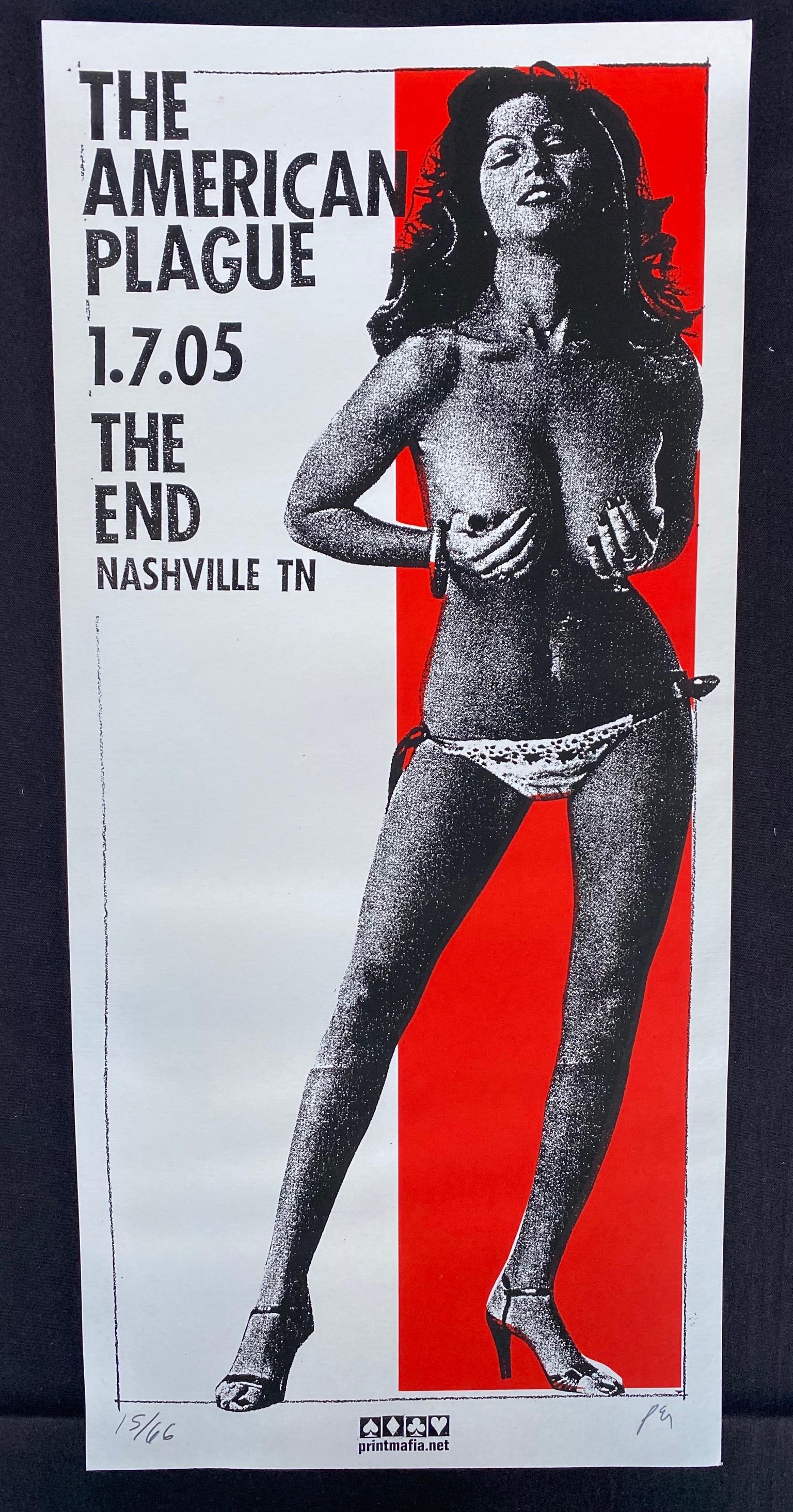 The American Plague Concert Poster January 7 2005 at th (1 of 4)