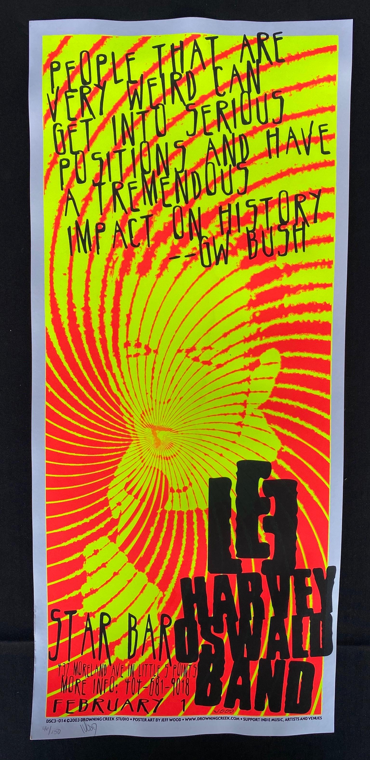 Lee Harvey Oswald Band Concert Poster February 1 2003 O (1 of 3)