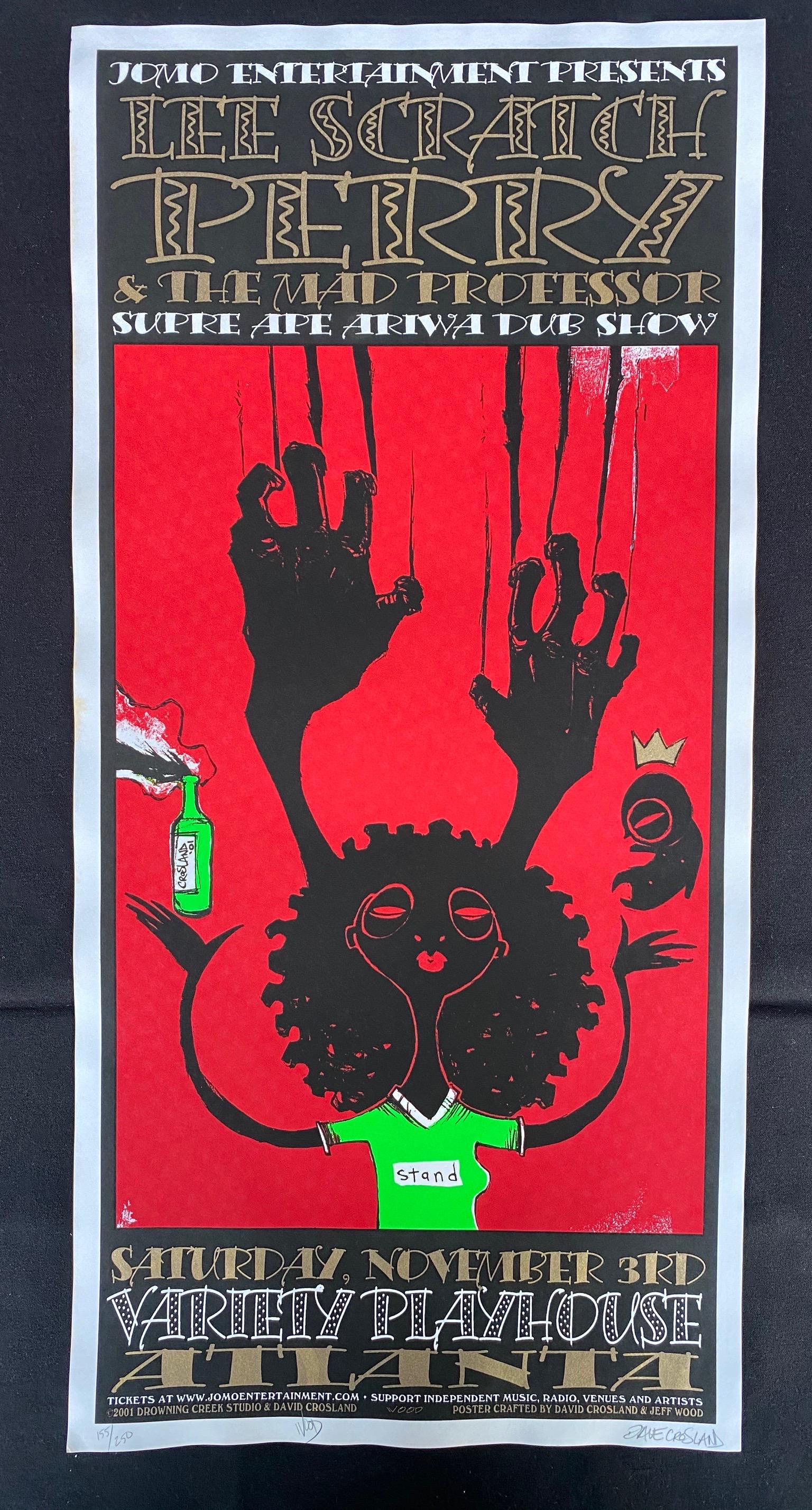Lee Scratch Perry and the Mad Professor Concert Poster (1 of 4)