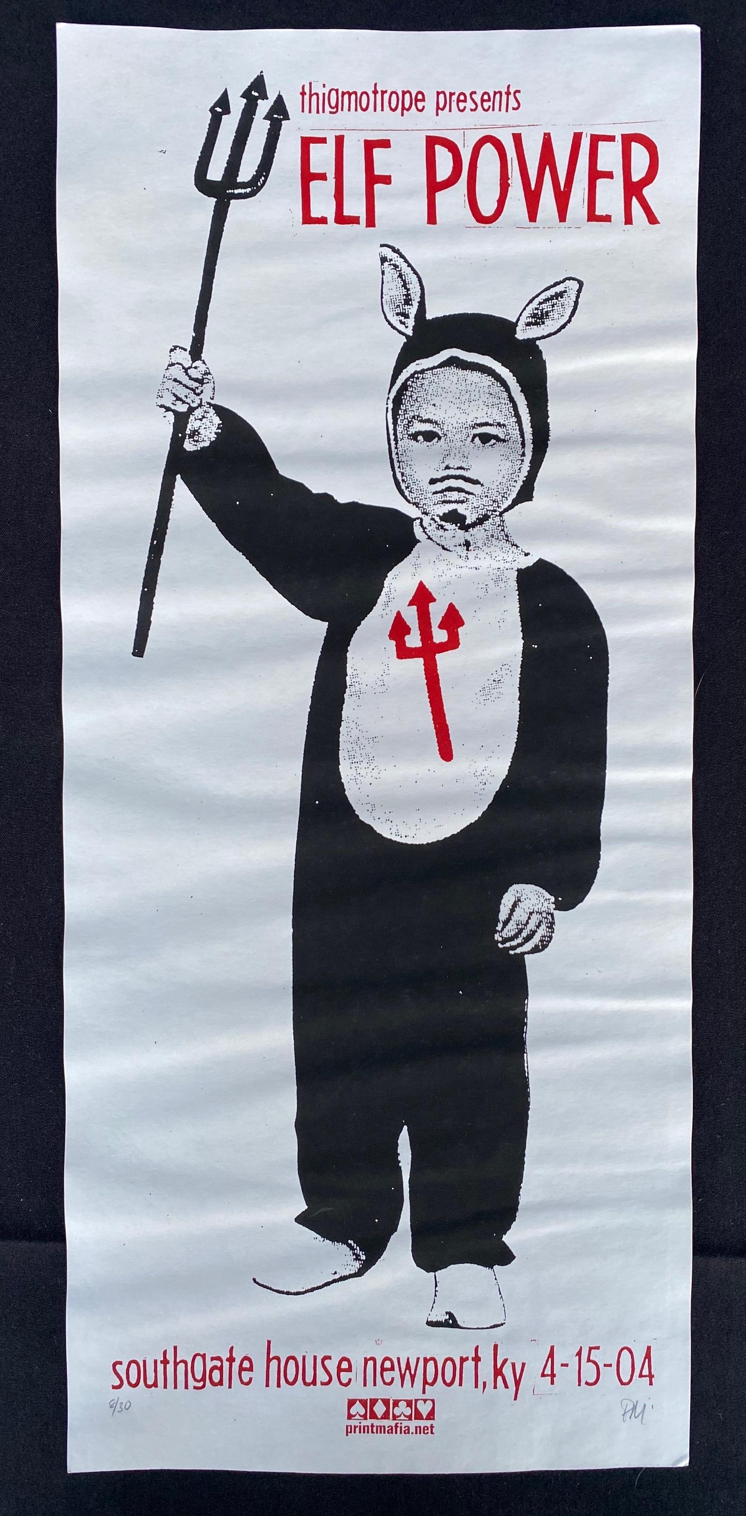 Elf Power. Concert Poster April 15th 2004 Artist Signed (1 of 4)