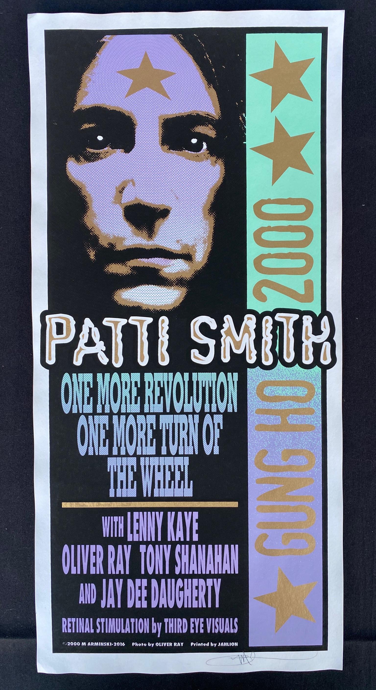 Patti Smith 2000 Artist Signed Concert Poster (1 of 3)