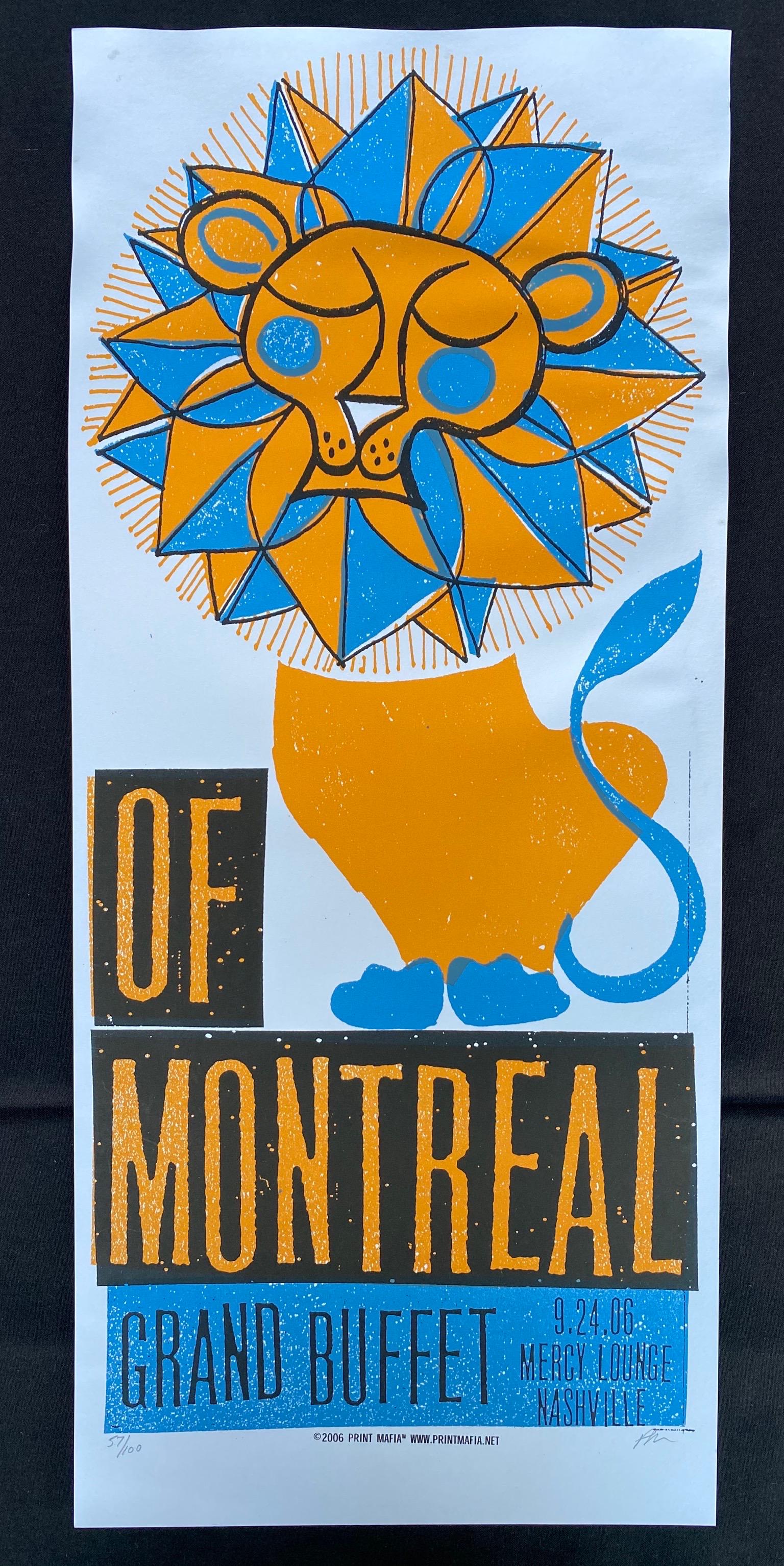 of Montreal Concert Poster September 24 2006 Artist Sig (1 of 4)