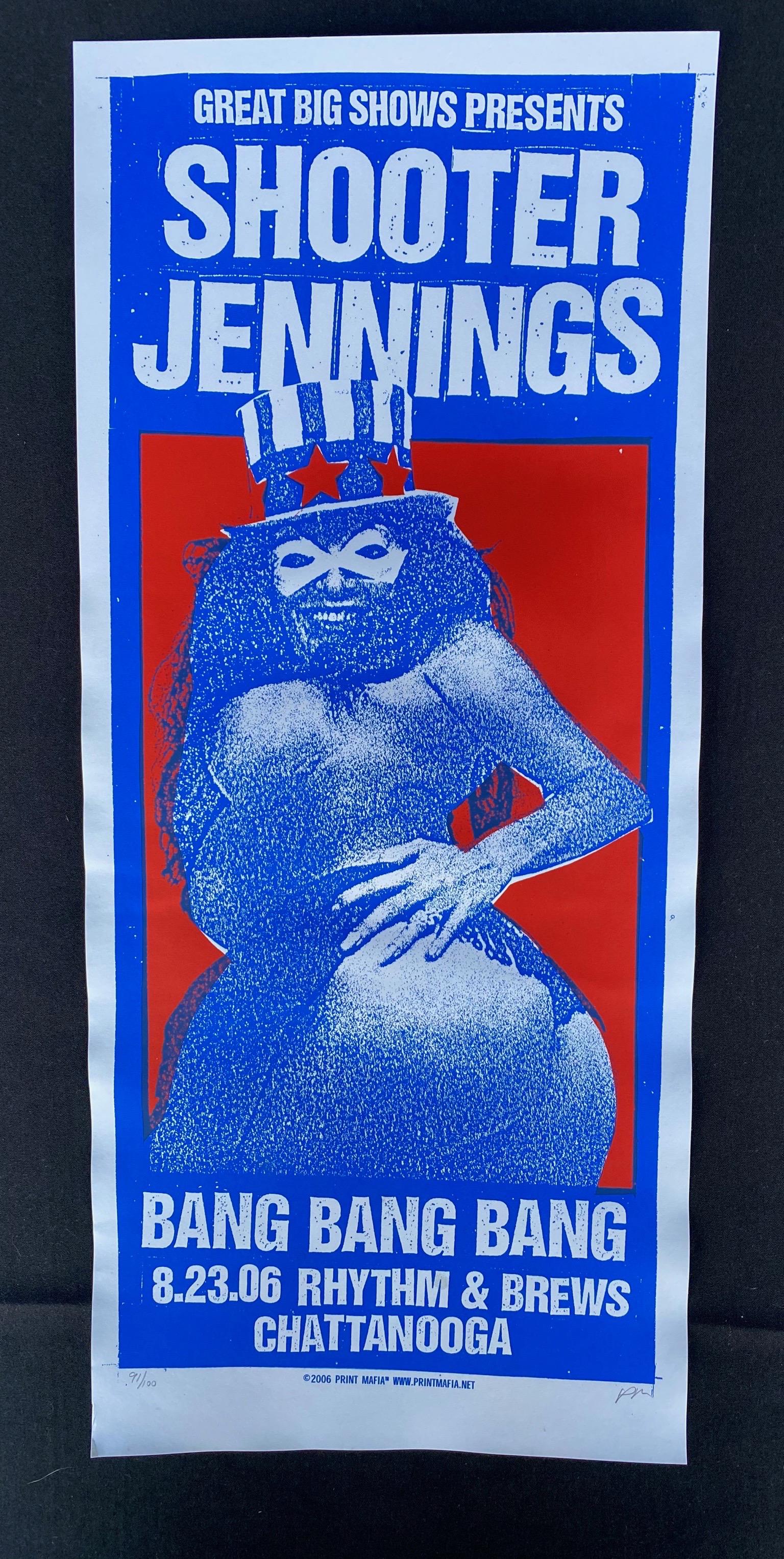 Shooter Jennings Concert Poster August 23 2006 Artist S (1 of 4)