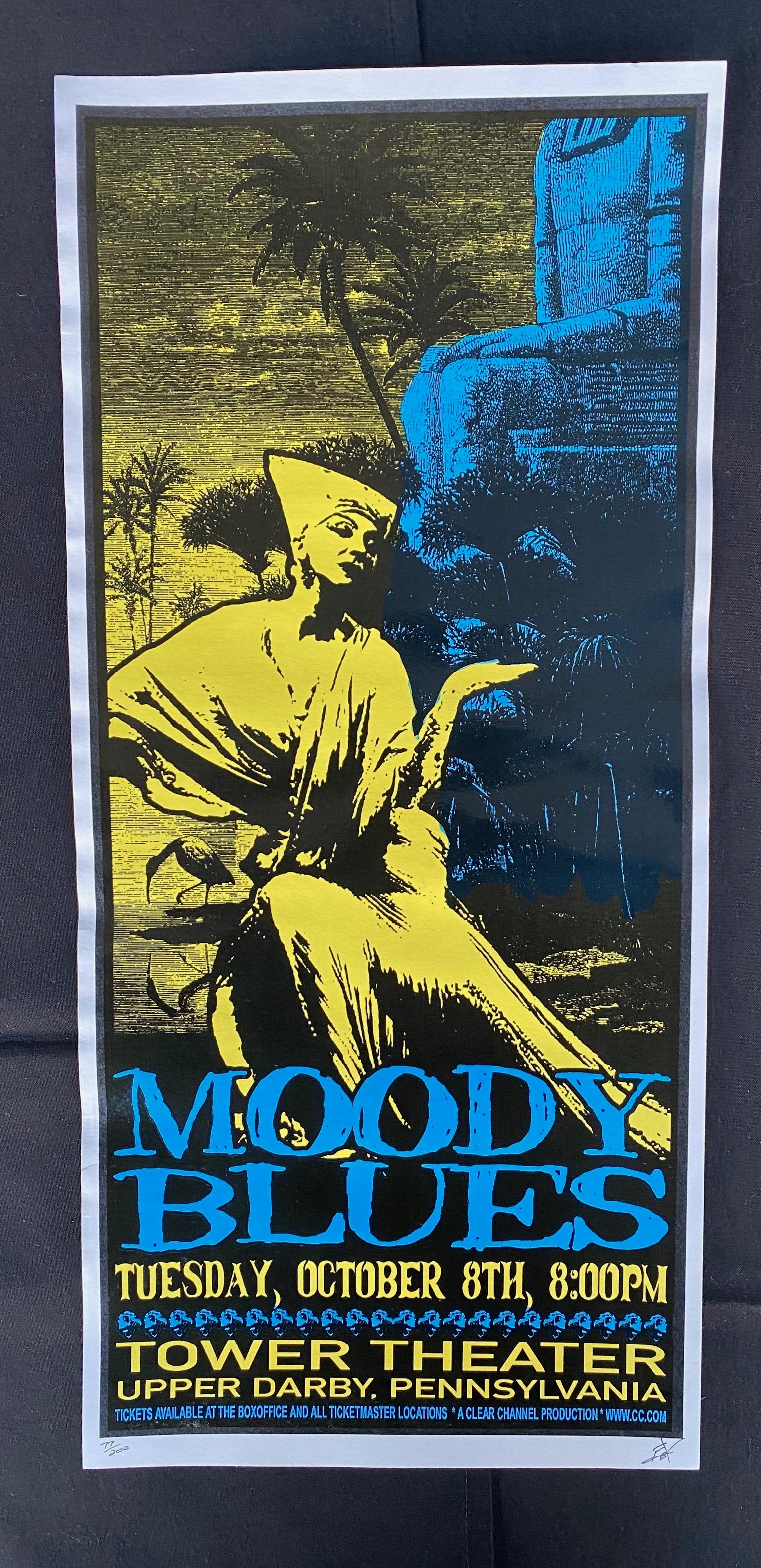 The Moody Blues Concert Poster October 8 Artist Signed (1 of 4)