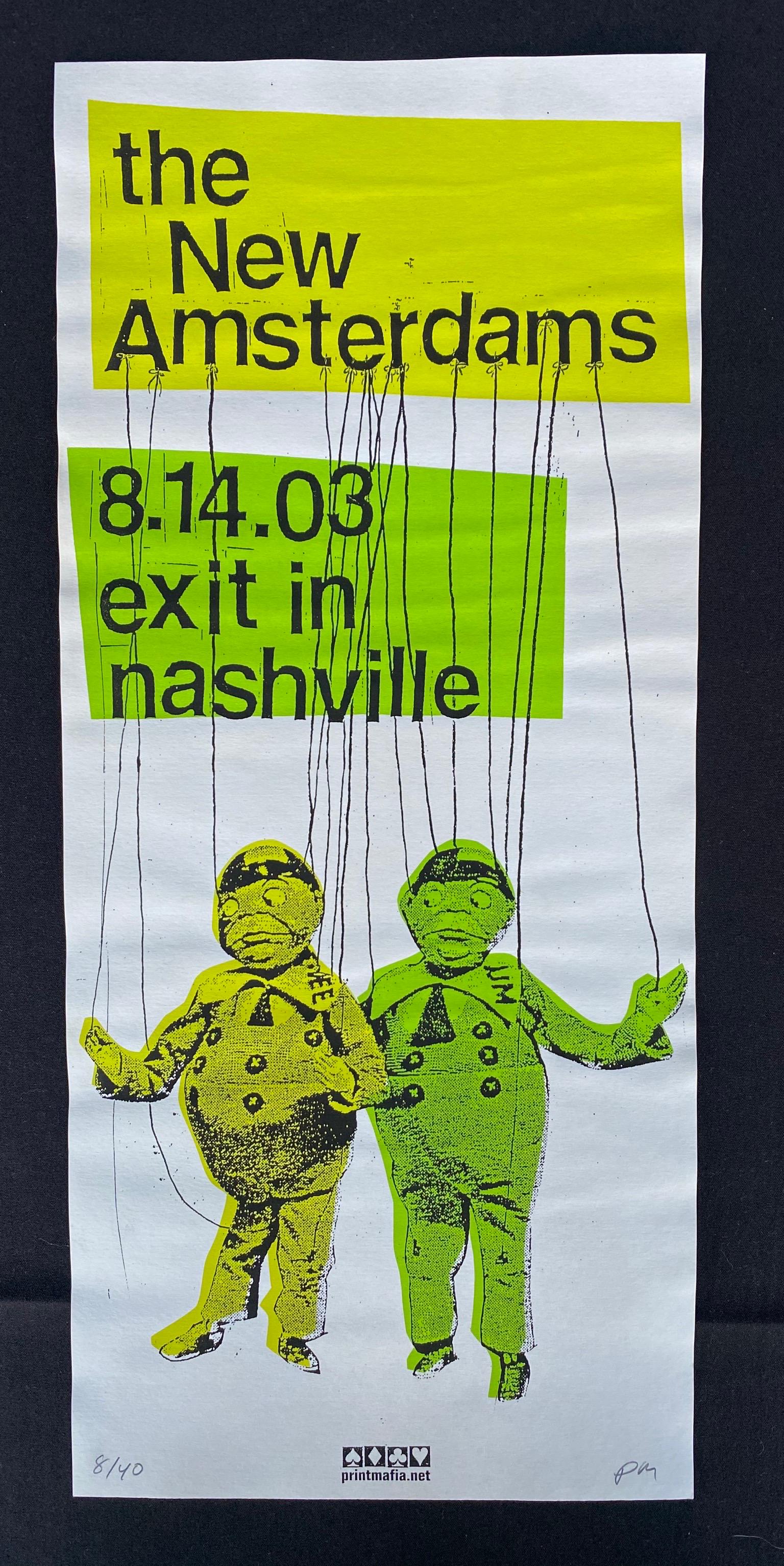 The New AmsterdamÕs Concert Poster August 14 2003 Artis (1 of 4)