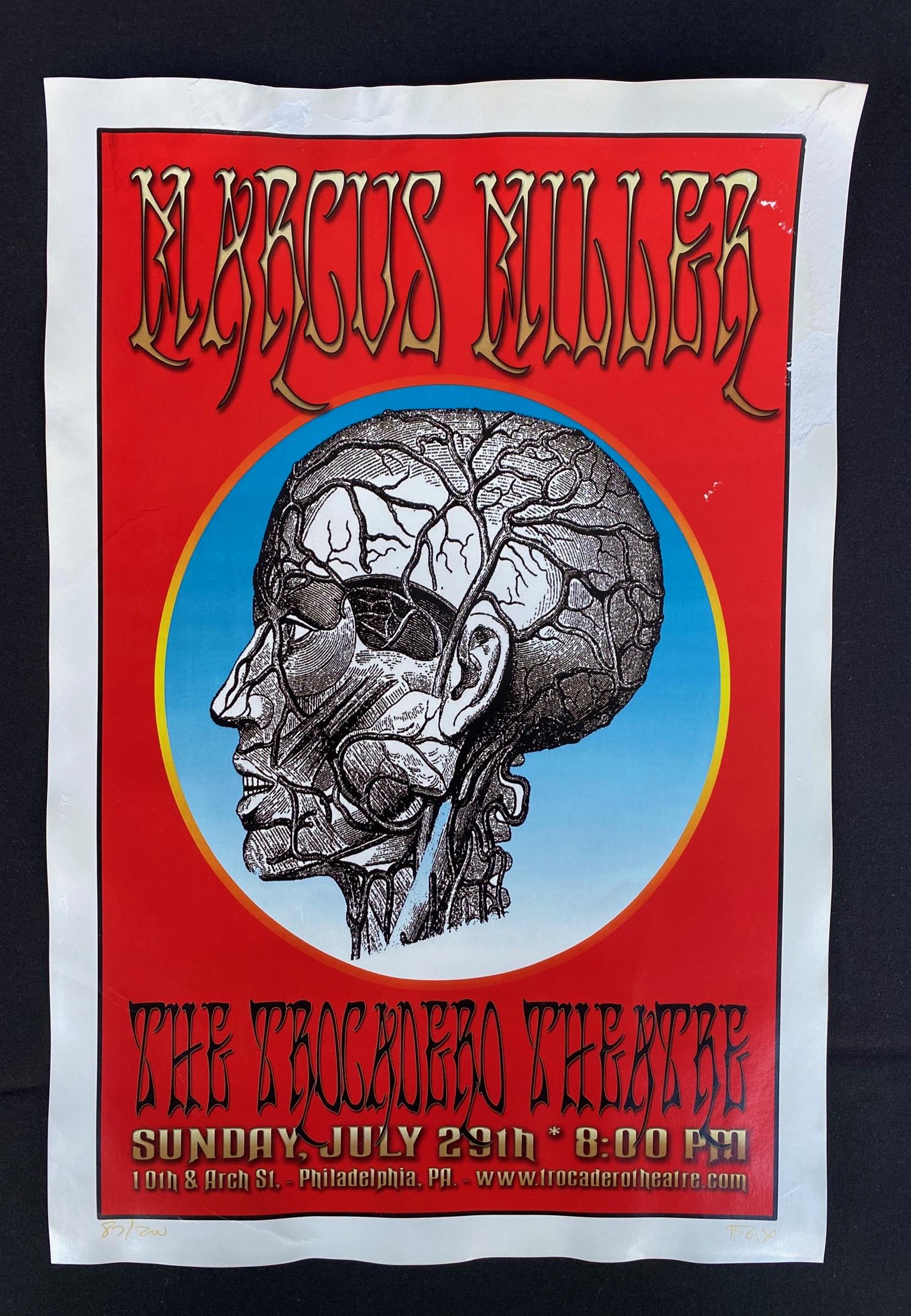 Marcus Miller Concert Poster July 29 Artist Signed and: Marcus Miller Concert Poster July 29 Artist Signed and Numbered -- Dimensions: H: 17 7/8 x 12 inches --- Bidding note: We will be attempting to close these items at a rate of 2 items per minute. Due t