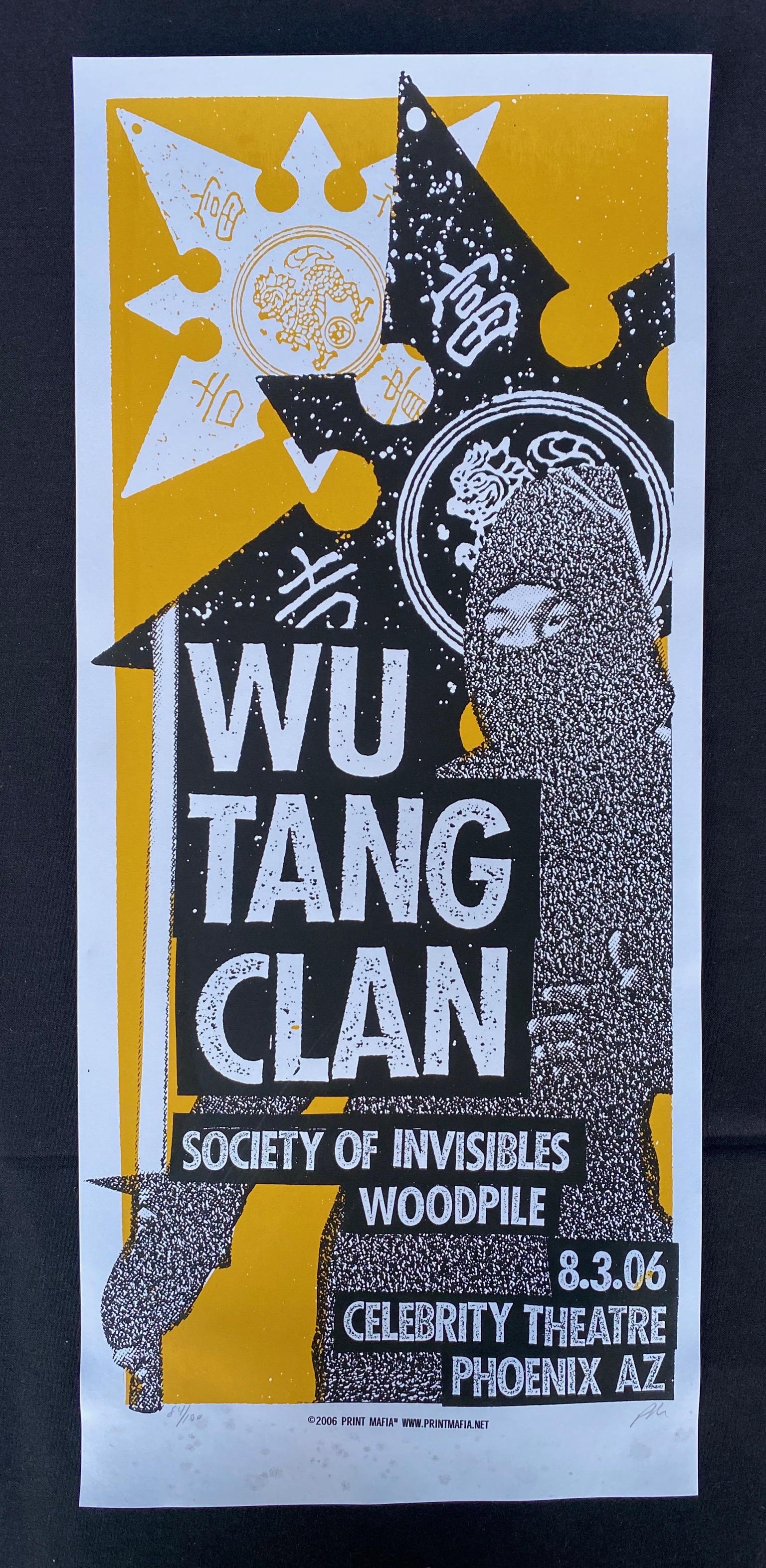 Wu-Tang Clan and Guests Concert Poster August 3 2006 Ar (1 of 4)