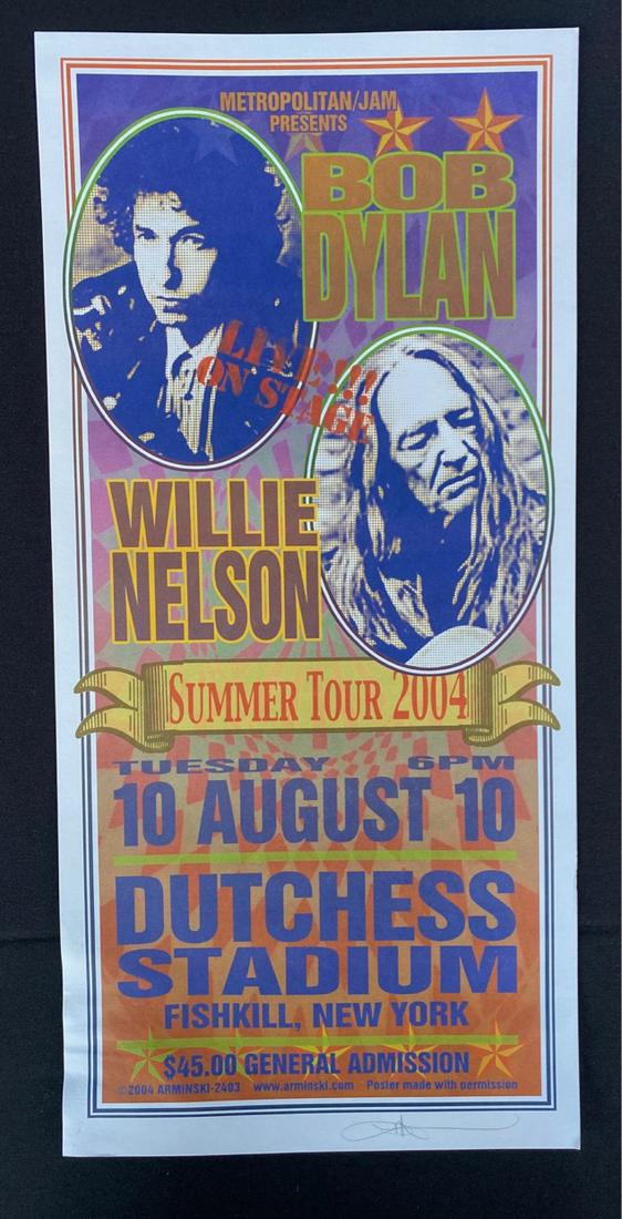 Bob Dylan and Willie Nelson Summer Tour 2004 at Dutches (1 of 3)