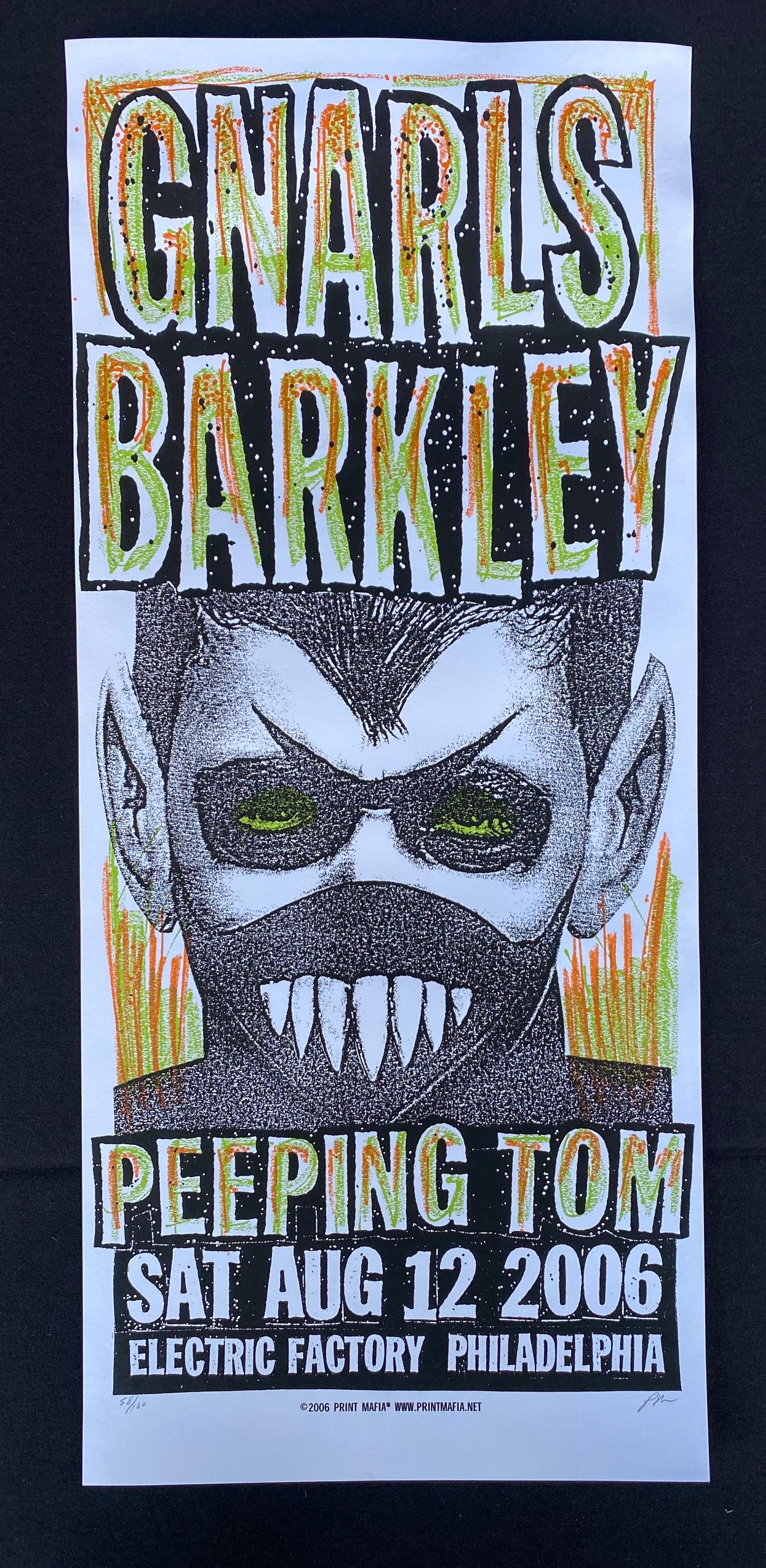 Gnarls Barkley Concert Poster August 12 2006 at the Ele (1 of 4)