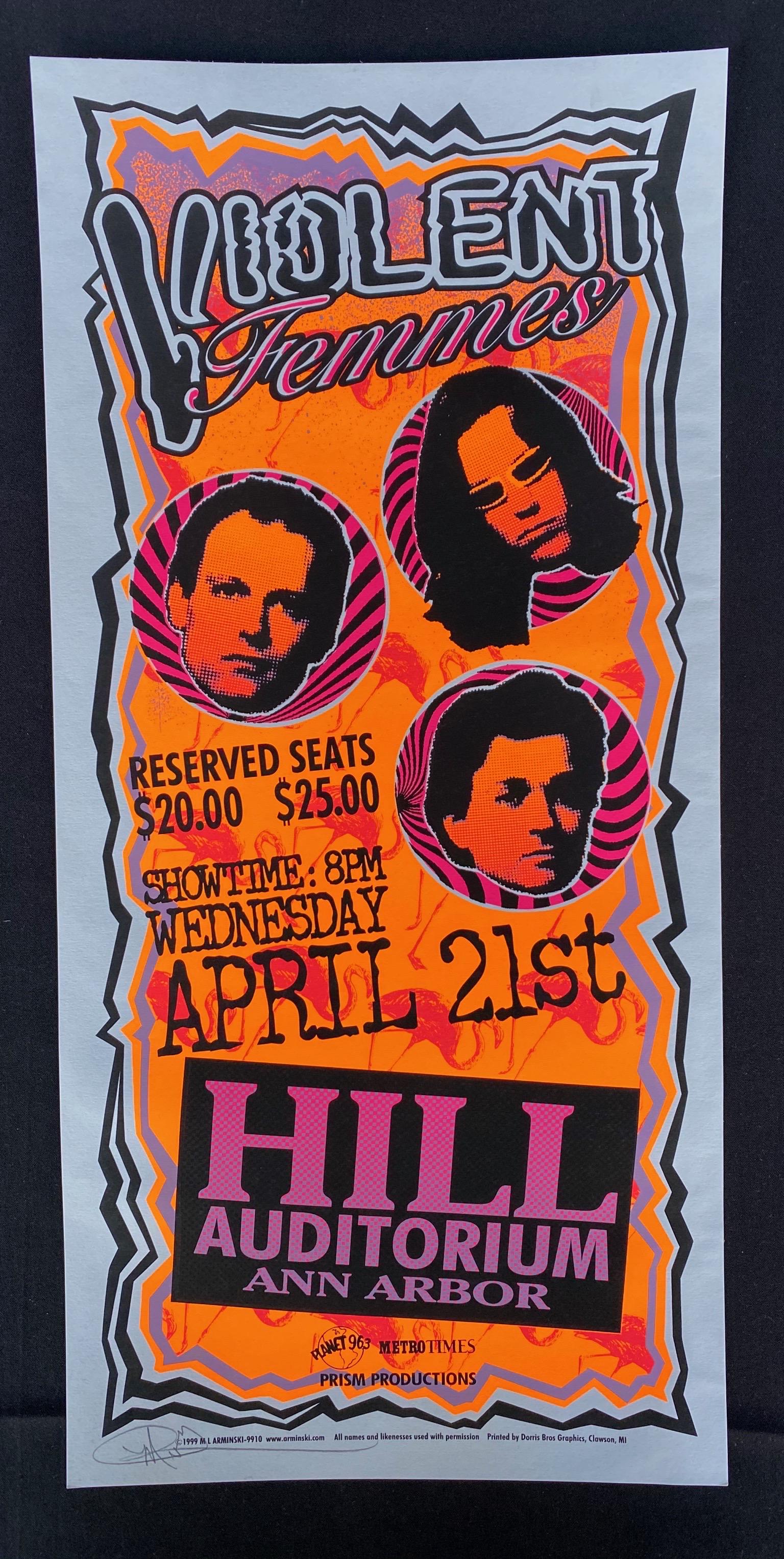 The Violent Femmes at the Hill Auditorium In Ann Arbor (1 of 6)