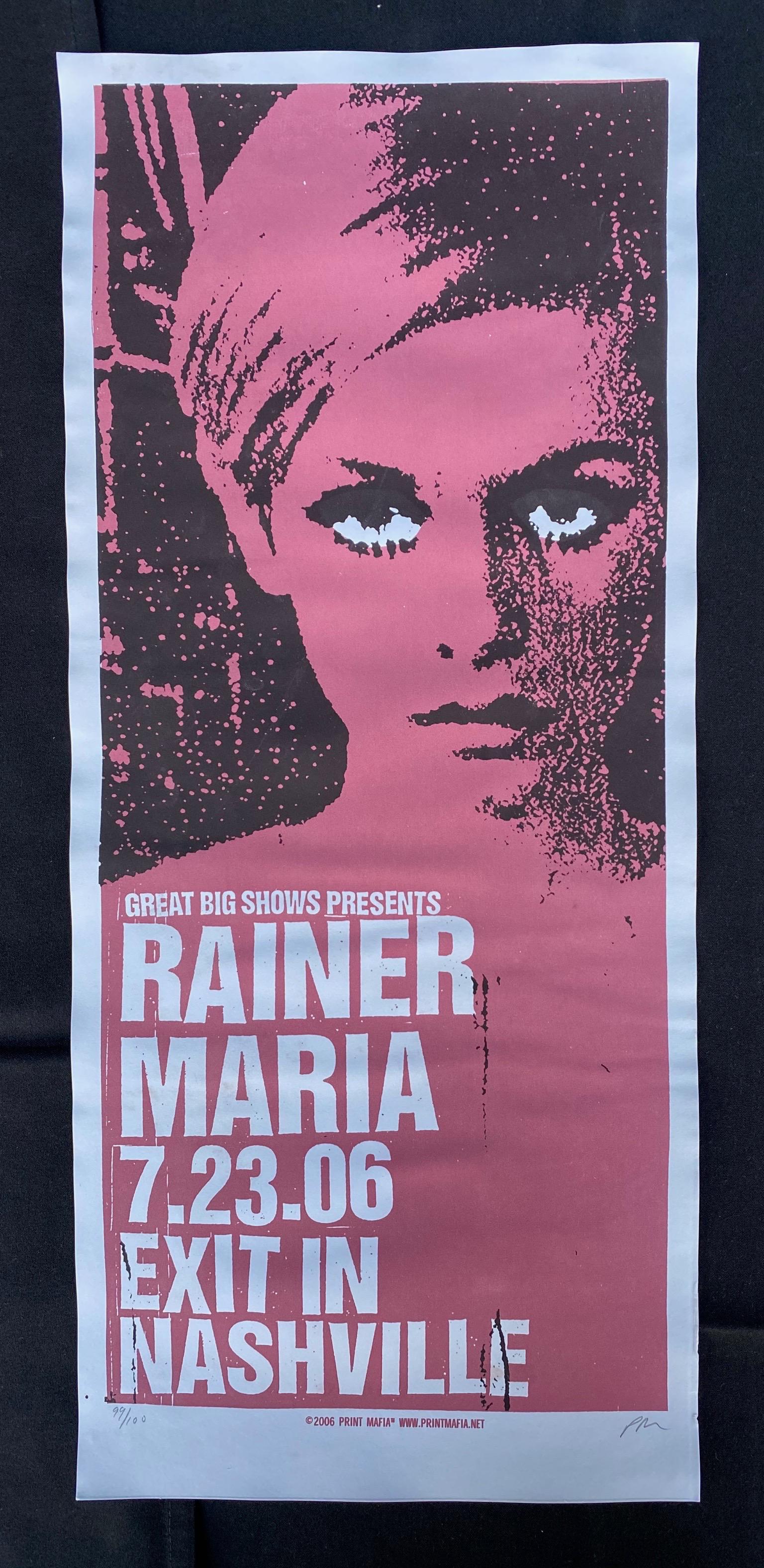 Rainer Maria Concert Poster July 23 2006 Artist Sign Nu (1 of 4)