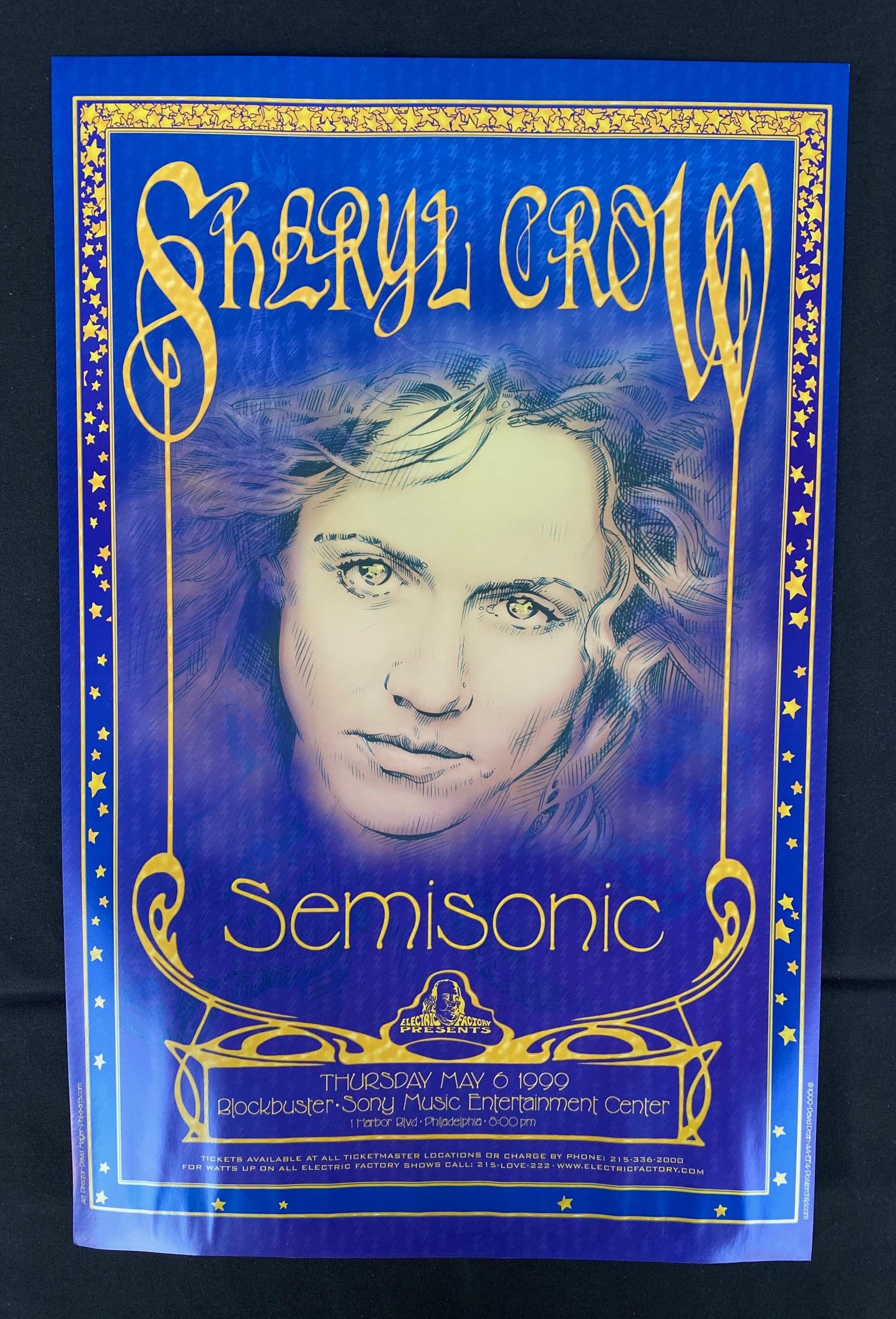 Sheryl Crow and Semisonic Concert Poster May 6 1999 (1 of 2)