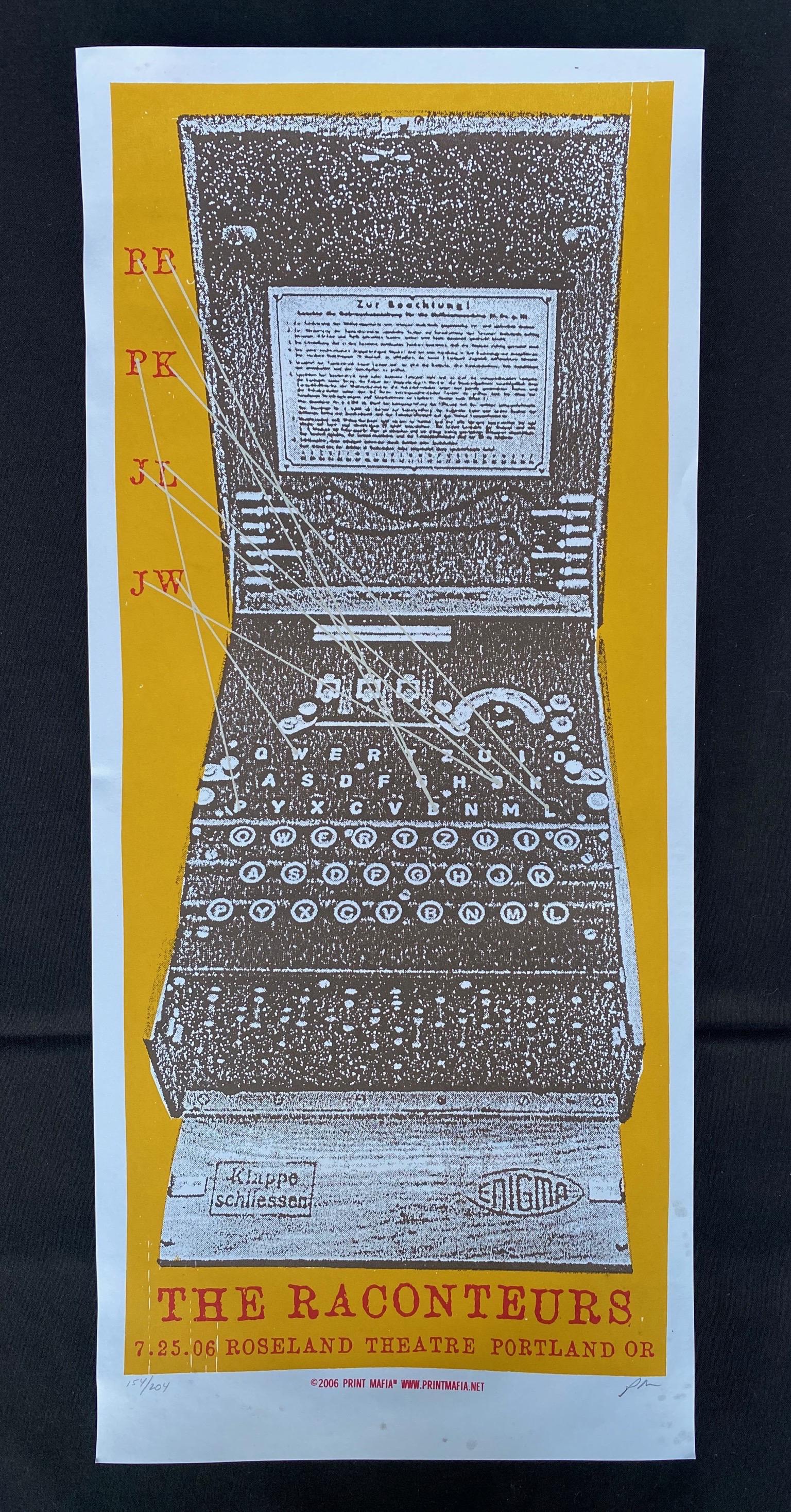 The Raconteurs Concert Poster July 25 2006 Artist Signe (1 of 4)