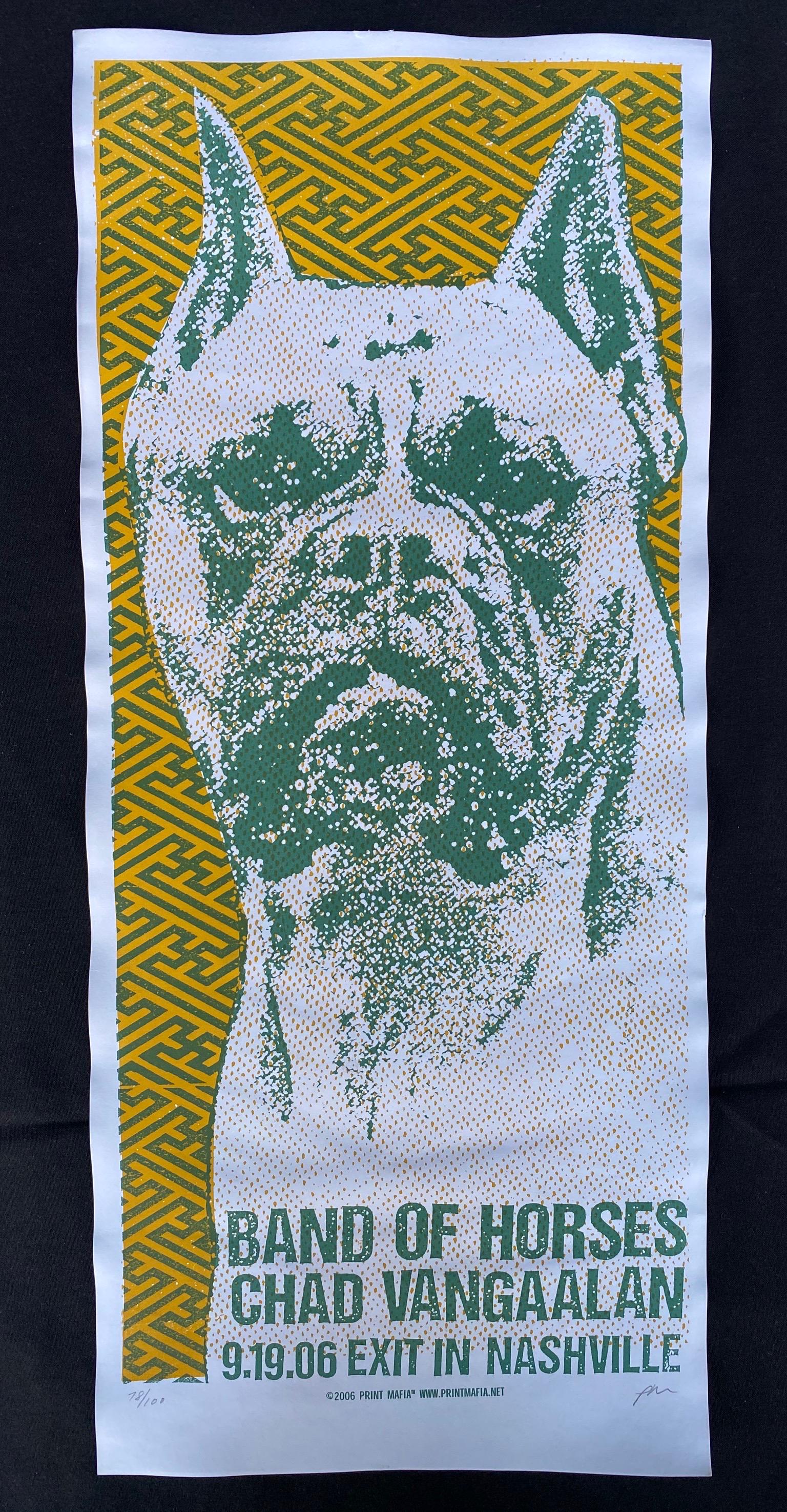 Band of Horses Concert Poster September 19 2006 Artist (1 of 4)