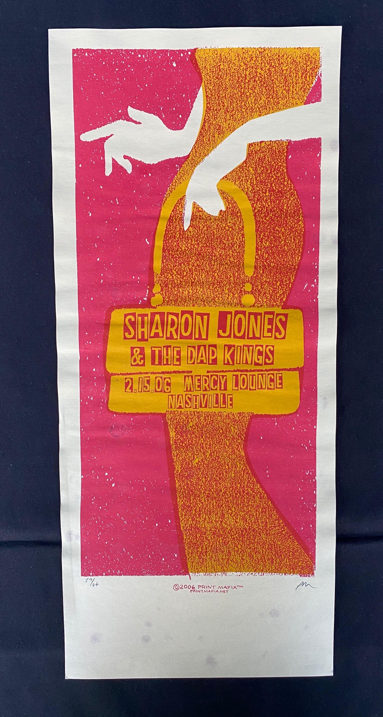 Sharon Jones and the Dap Kings Concert Poster February (1 of 4)