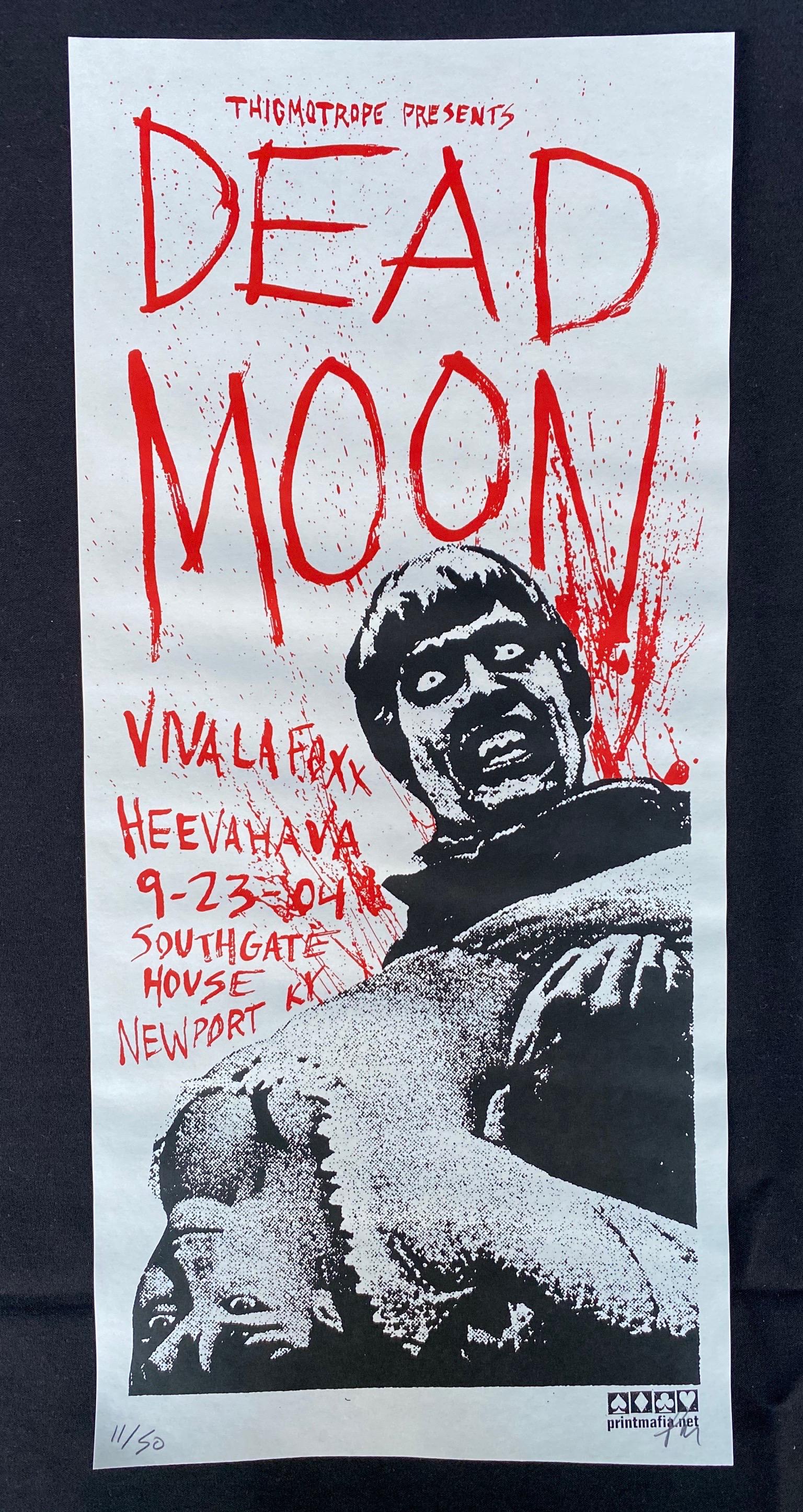 Dead Moon Concert Poster September 23 2004 Artist Signe (1 of 4)