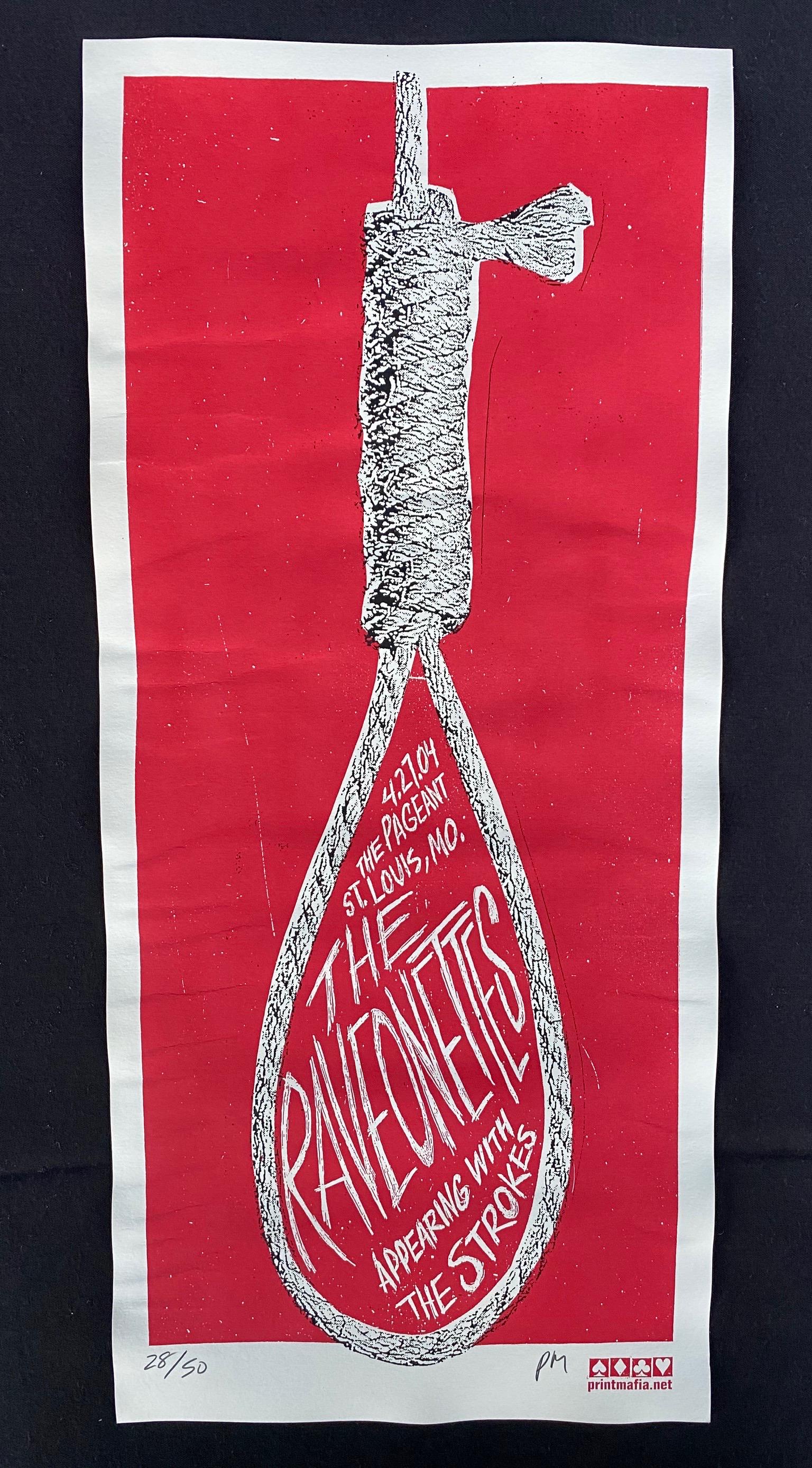 The Raveonettes. Concert Poster April 27 2004 Artist Si: The Raveonettes. Concert Poster April 27 2004 Artist Signed and Numbered -- Dimensions: H: 19 3/4 x 8 7/8 inches --- Bidding note: We will be attempting to close these items at a rate of 2 items per m