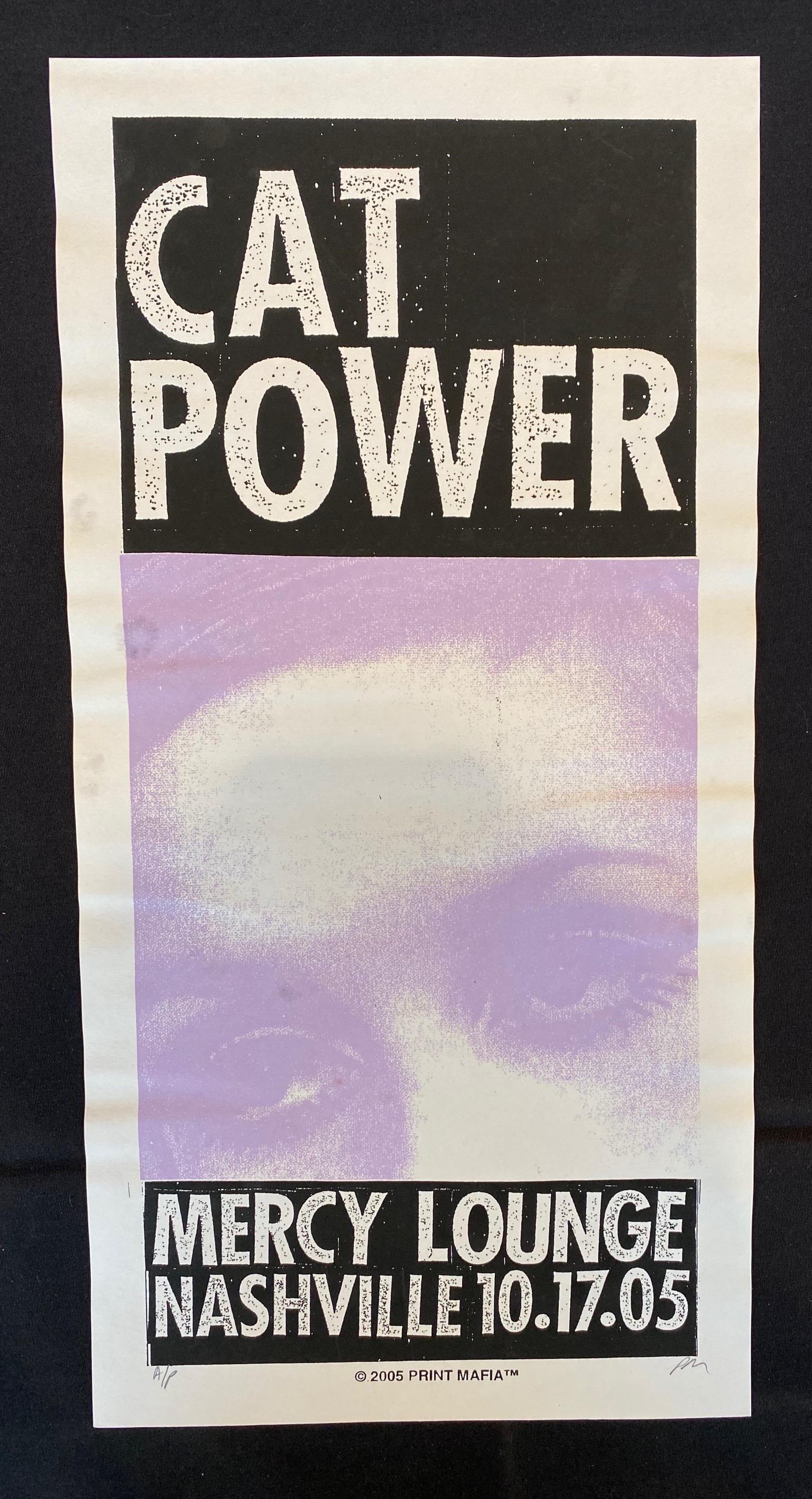 Cat Power Concert Poster October 17 2005 Artist Signed (1 of 4)