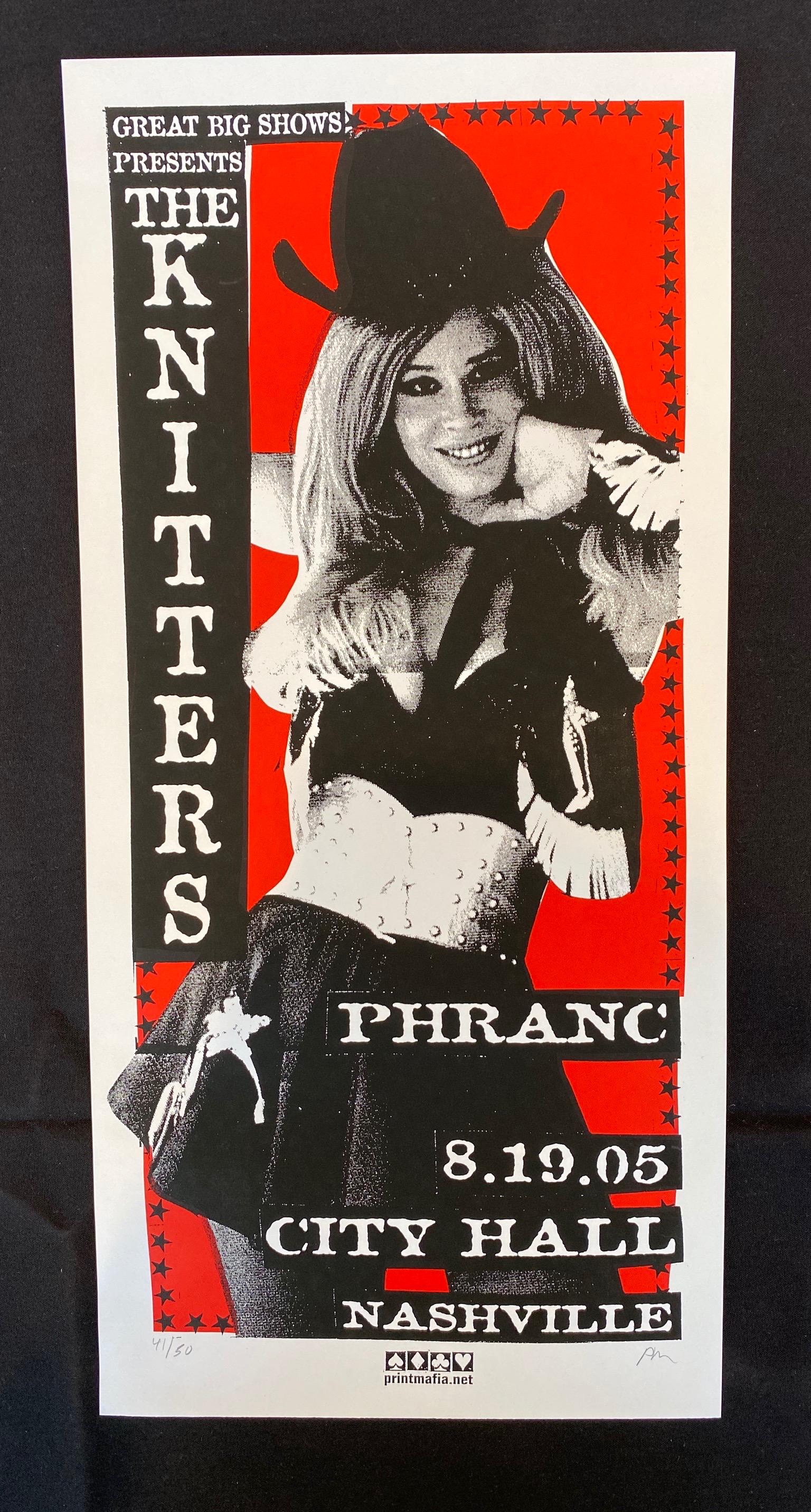 The Knitters Concert Poster August 19 2005 Artist Signe (1 of 4)