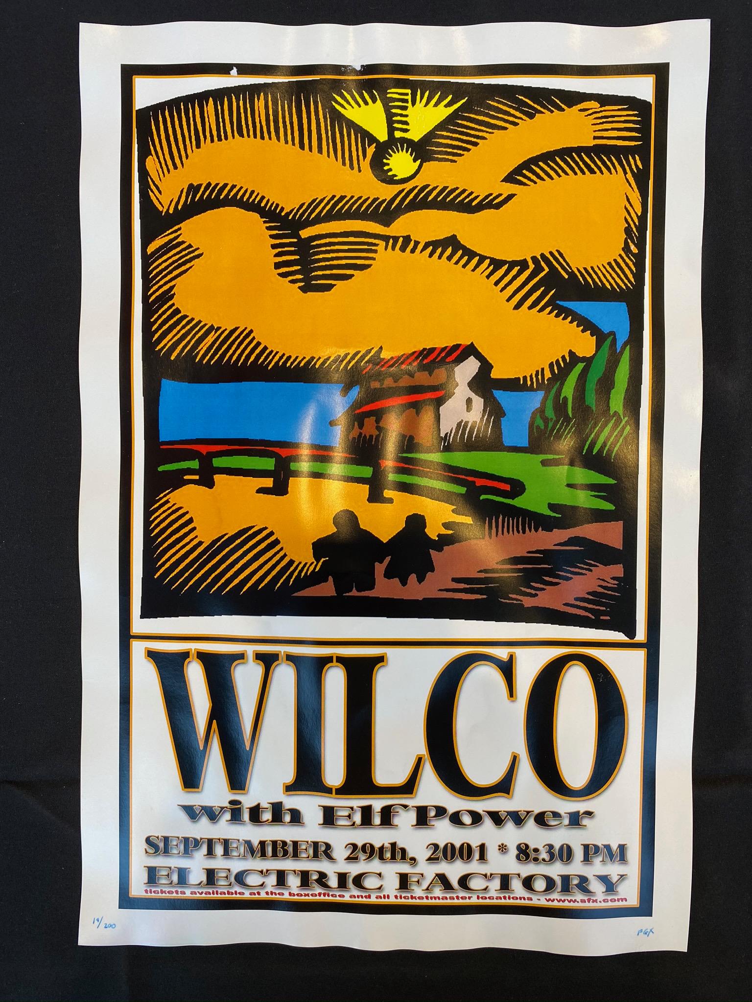 Wilco with Elf Power Concert Poster September 29 2001 A (1 of 4)