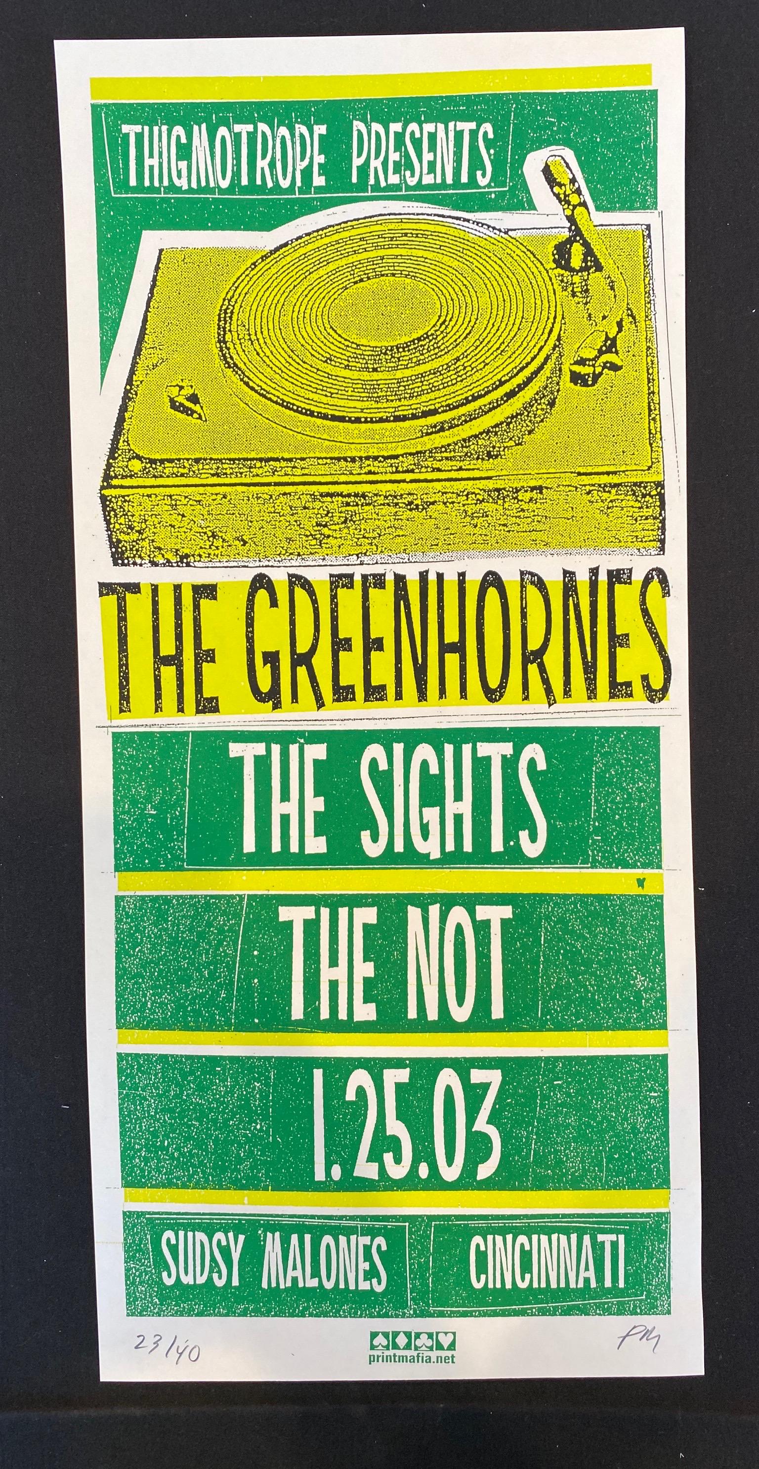 Watch the Greenhornes Concert Poster January 25 2003 Ar (1 of 4)