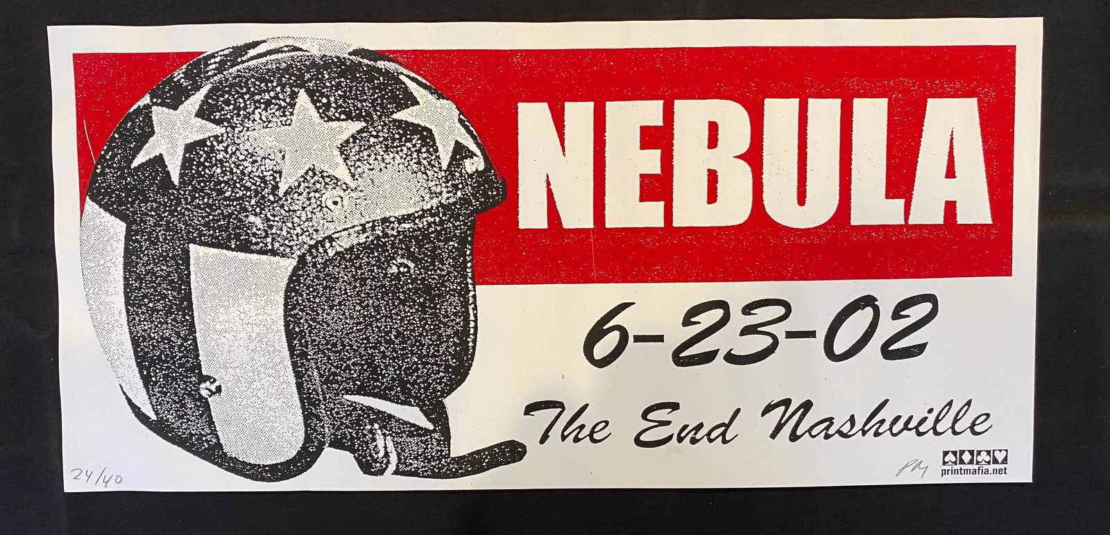 Nebula Concert Poster July 23 2002 Artist Signed and Nu (1 of 4)