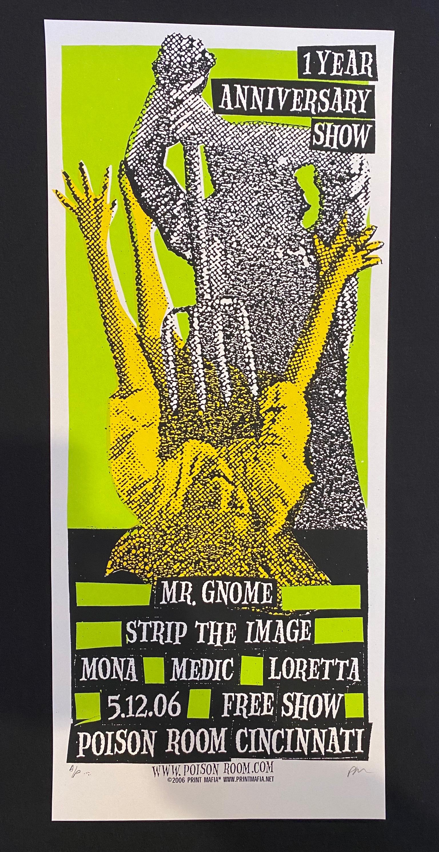 Mr. Gnome and Guests Concert Poster Artist Signed Artis (1 of 4)