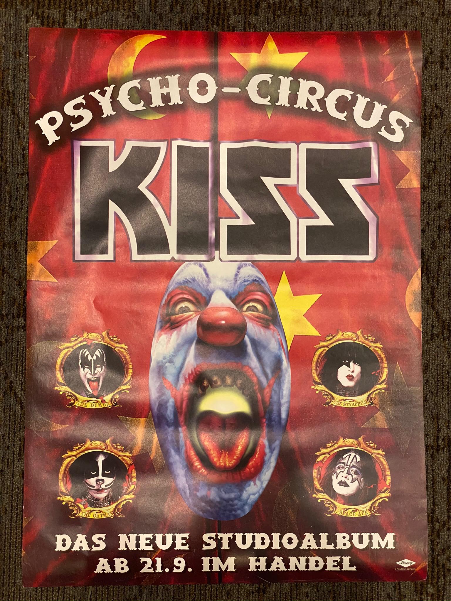 Kiss Psycho Circus German Concert Poster (1 of 1)