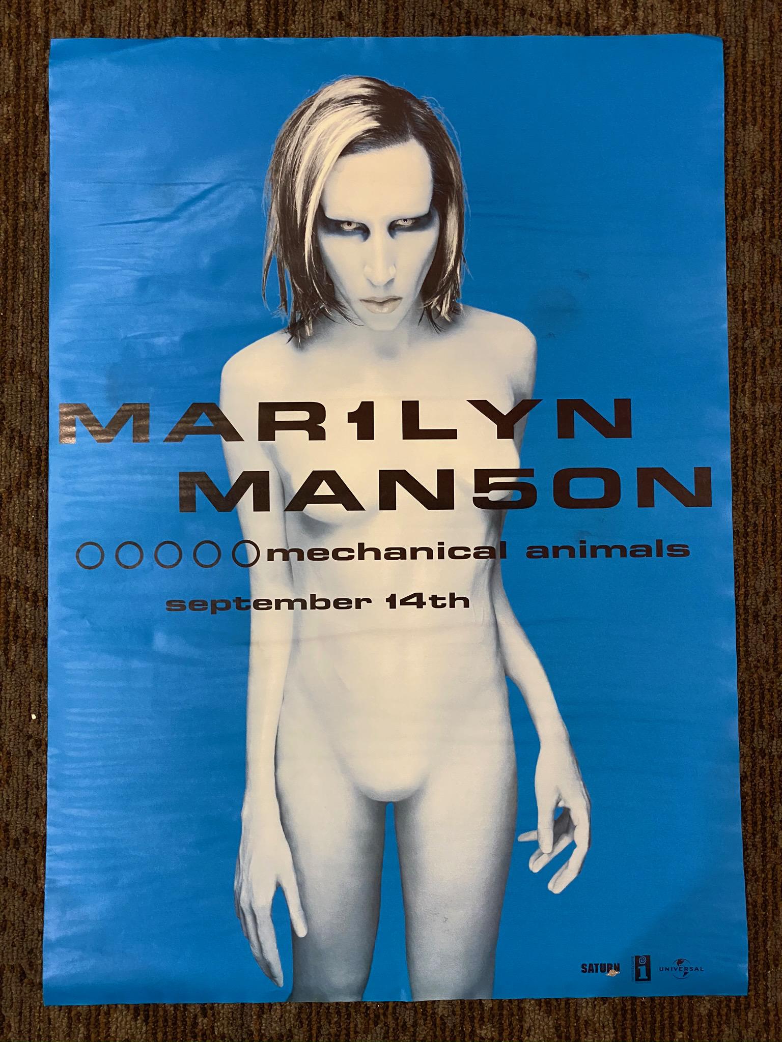 Marilyn Manson Mechanical Animals Release Concert Poste (1 of 1)